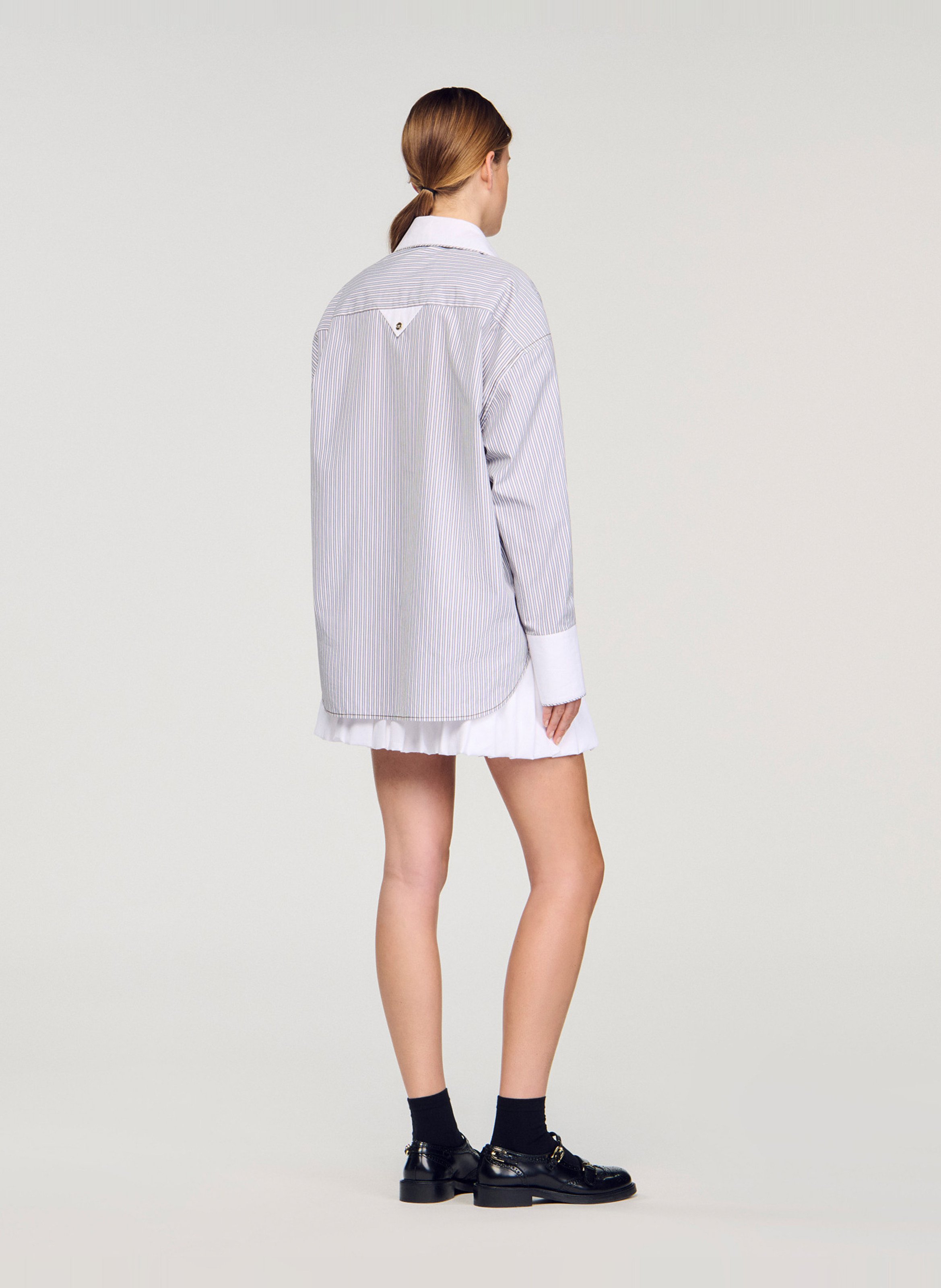 Loose shirt SANDRO Beige