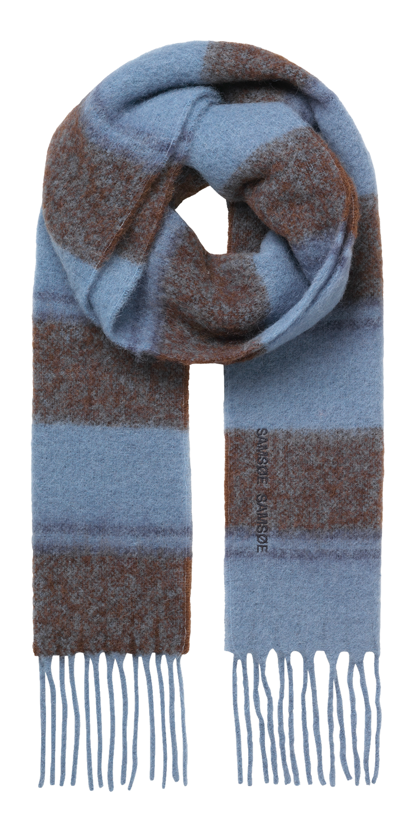 Printed wool scarf SAMSOE SAMSOE Multicolored