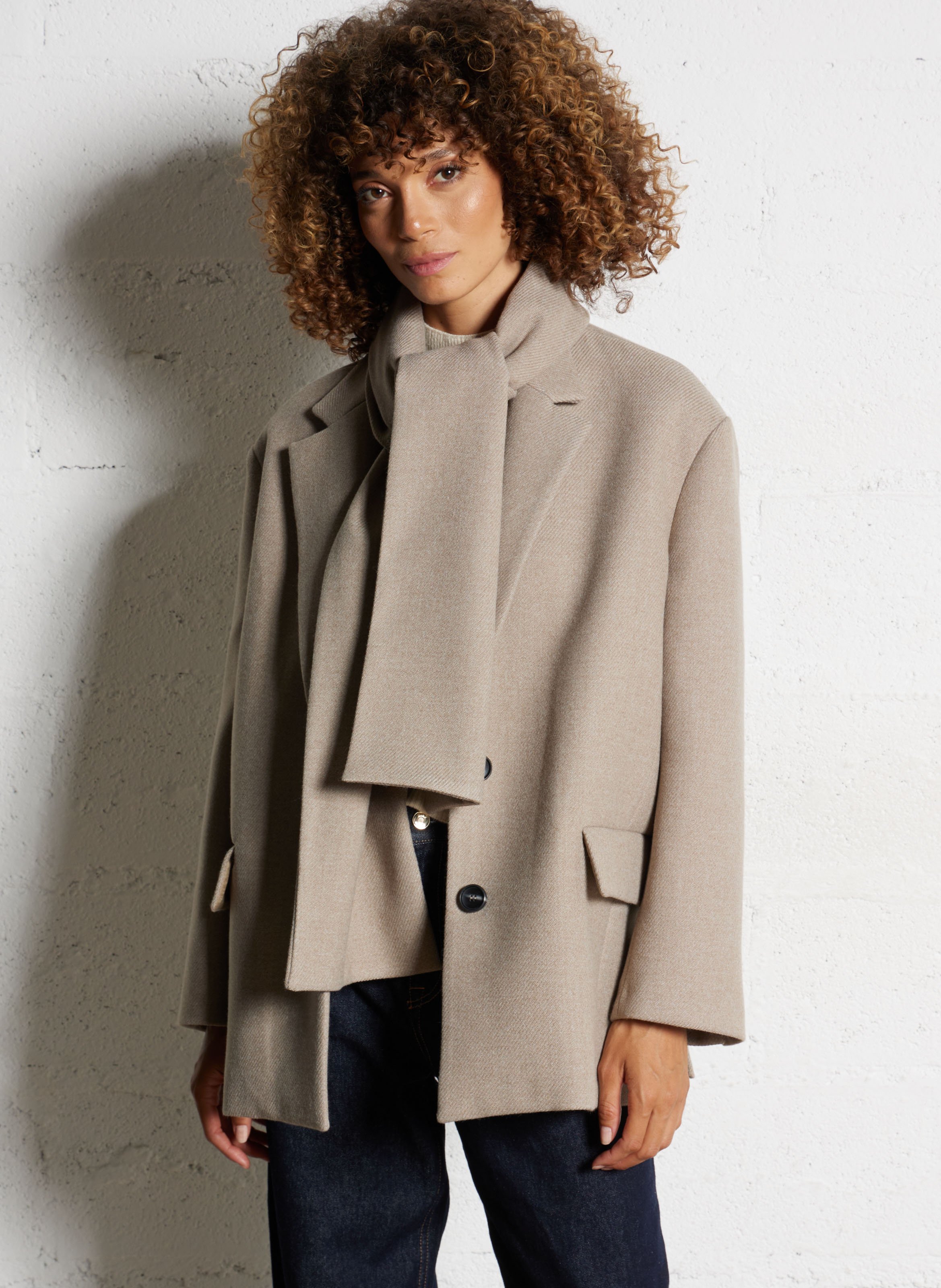 Manteau col tailleur  IMPERIAL