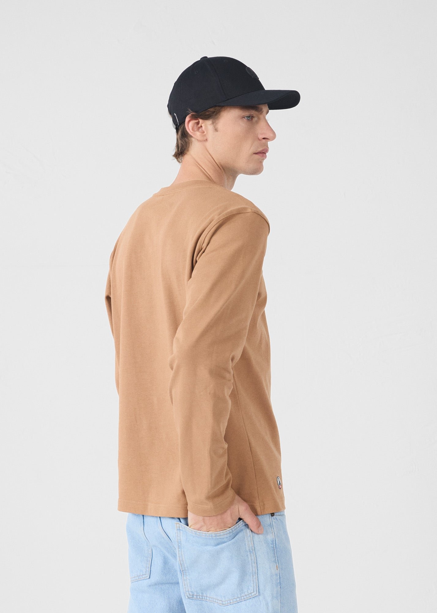 Emilio round neck T-shirt JOTT Brown