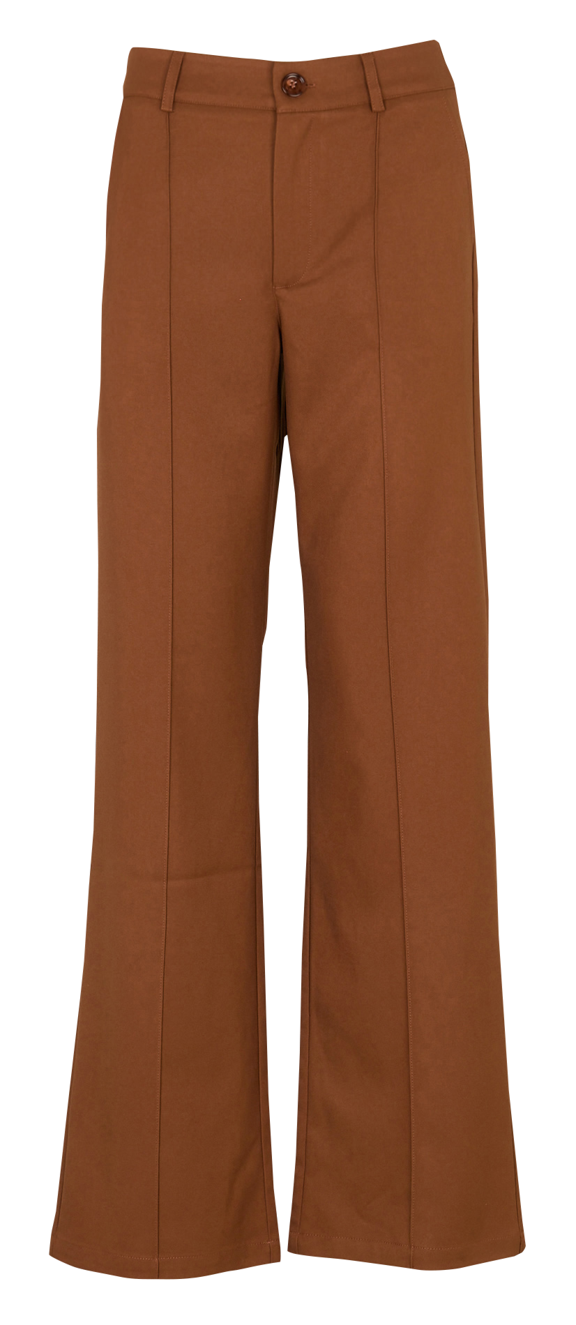 Straight stretch pants PETITE MENDIGOTE Brown