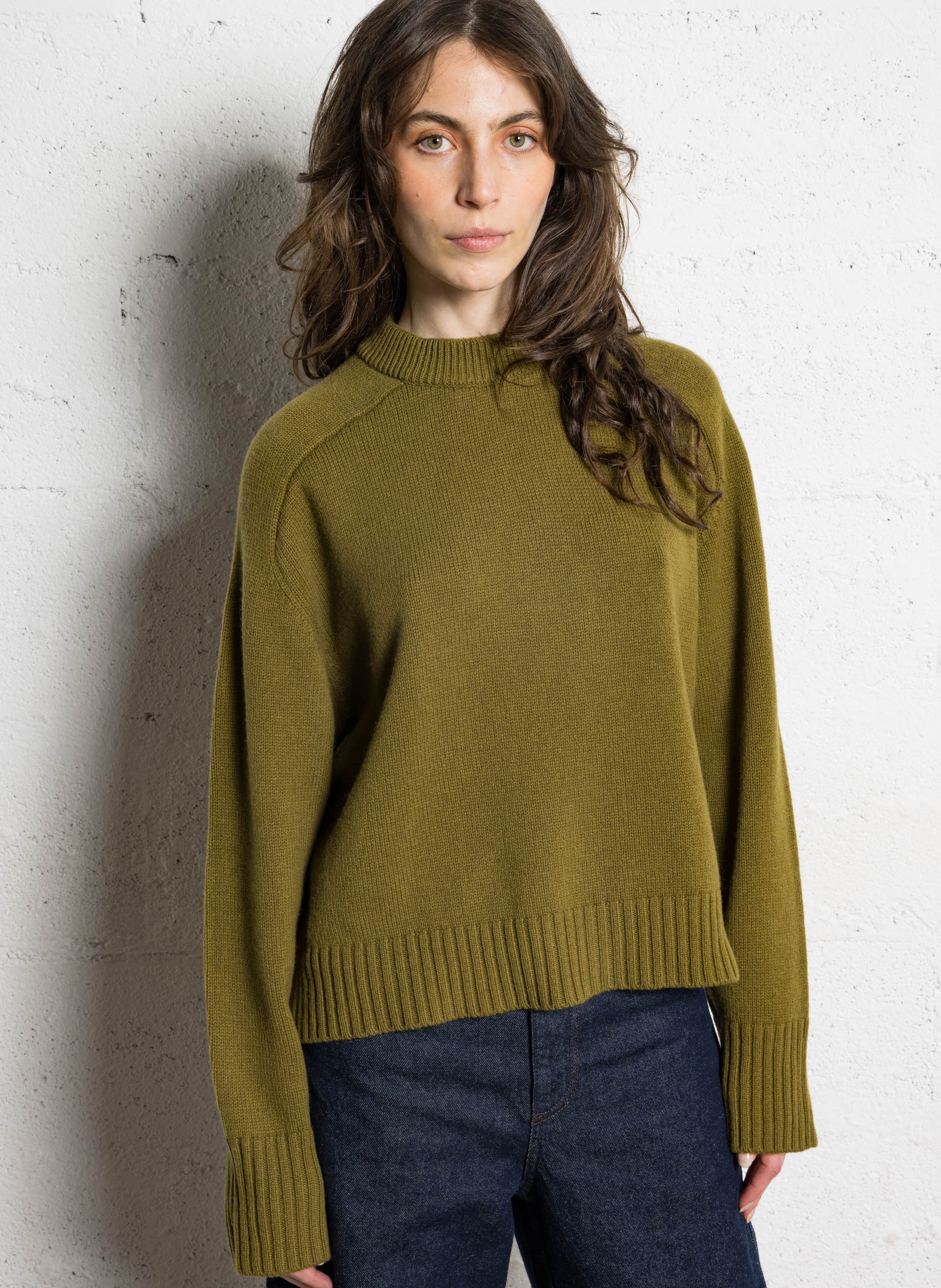 Abidjan wool round-neck sweater SOEUR