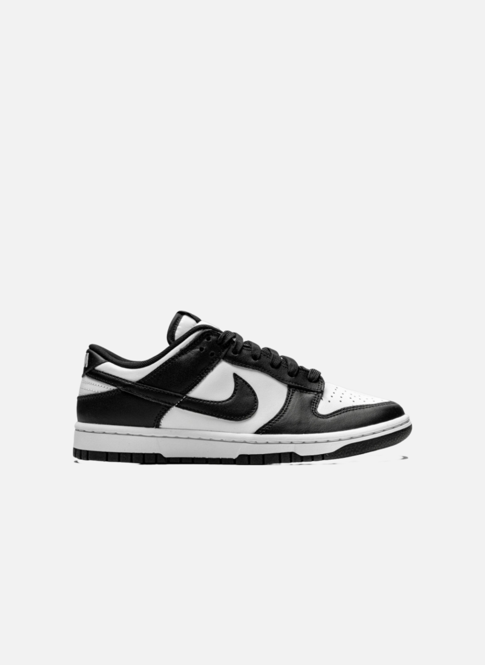 Leather low-top sneakers NIKE Black