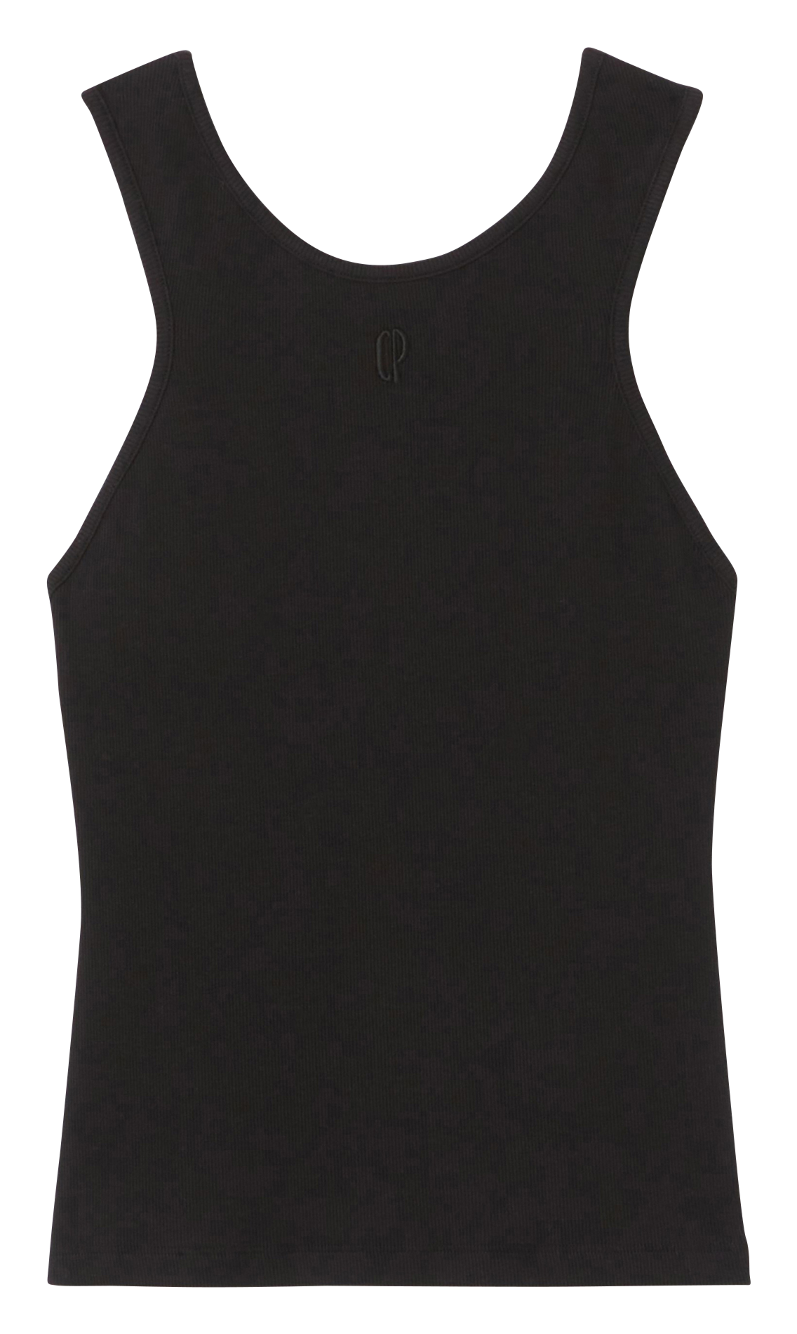 Débardeur col rond en coton mélangé CLAUDIE PIERLOT Noir