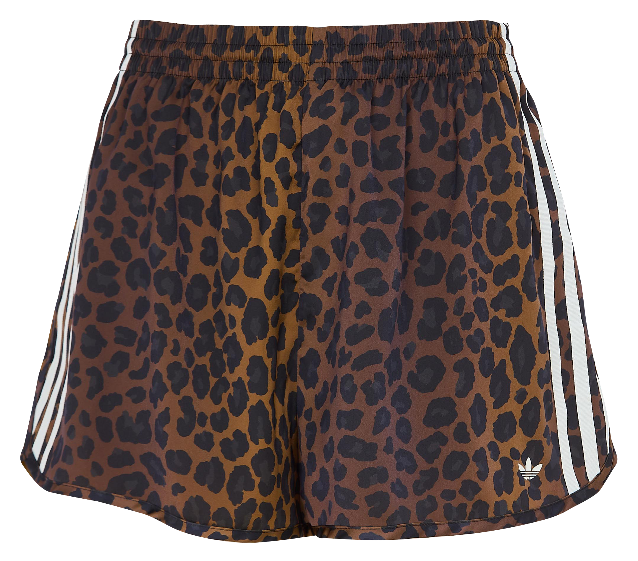 Short taille haute à imprimé léopard ADIDAS Marron