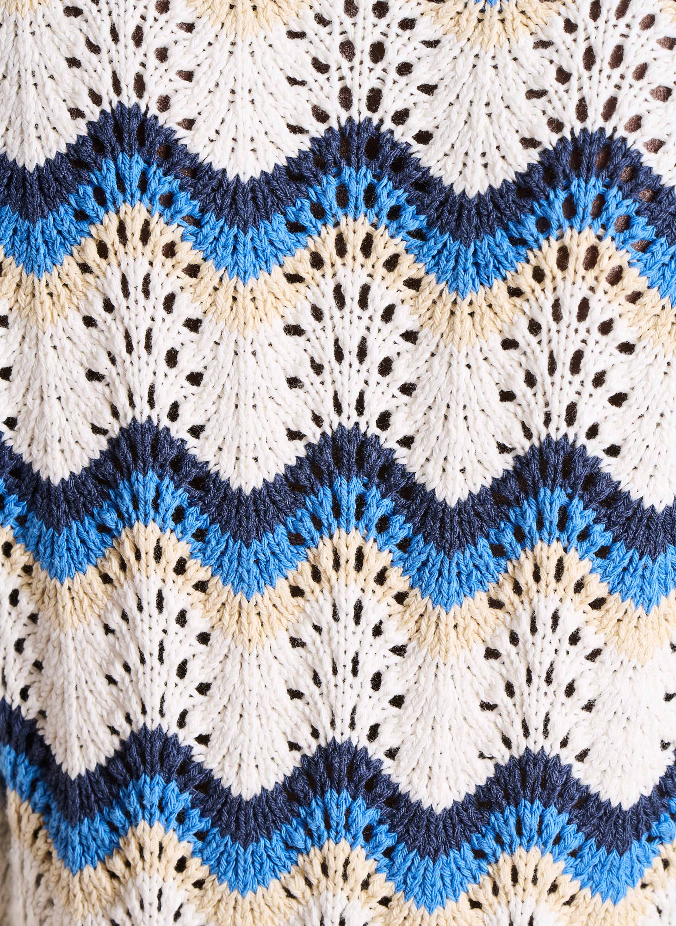 Lull ronde hals met strepen LA FEE MARABOUTEE Blauw