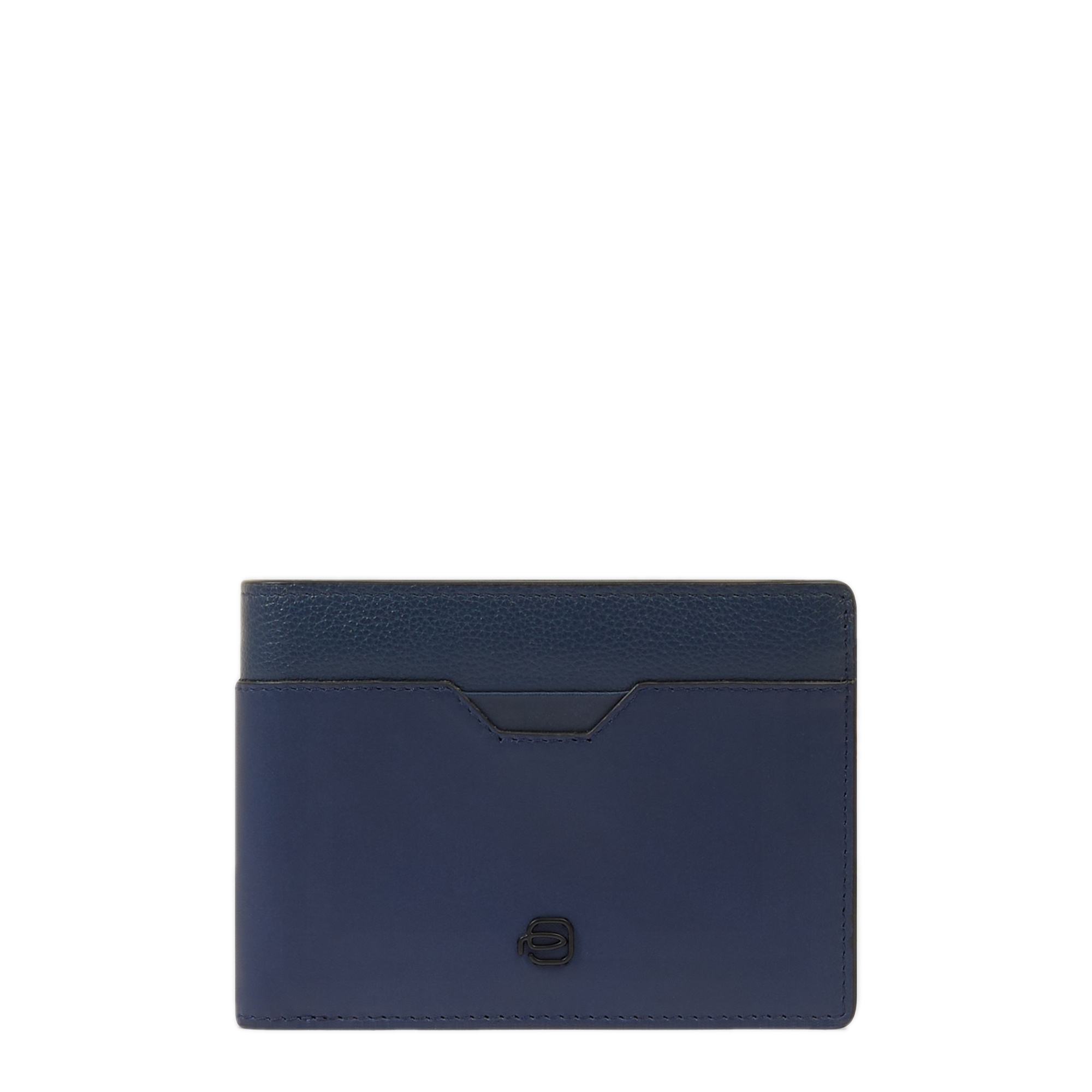 Men's wallet with ID card holder flap PIQUADRO Blue