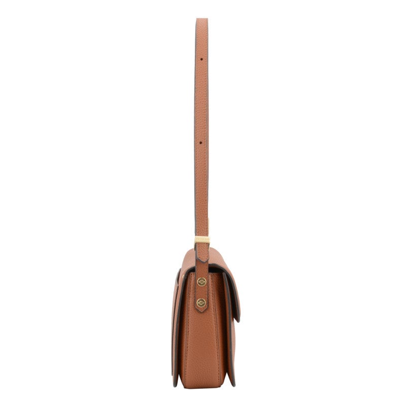 Crossbody bag in cowhide leather Brown
