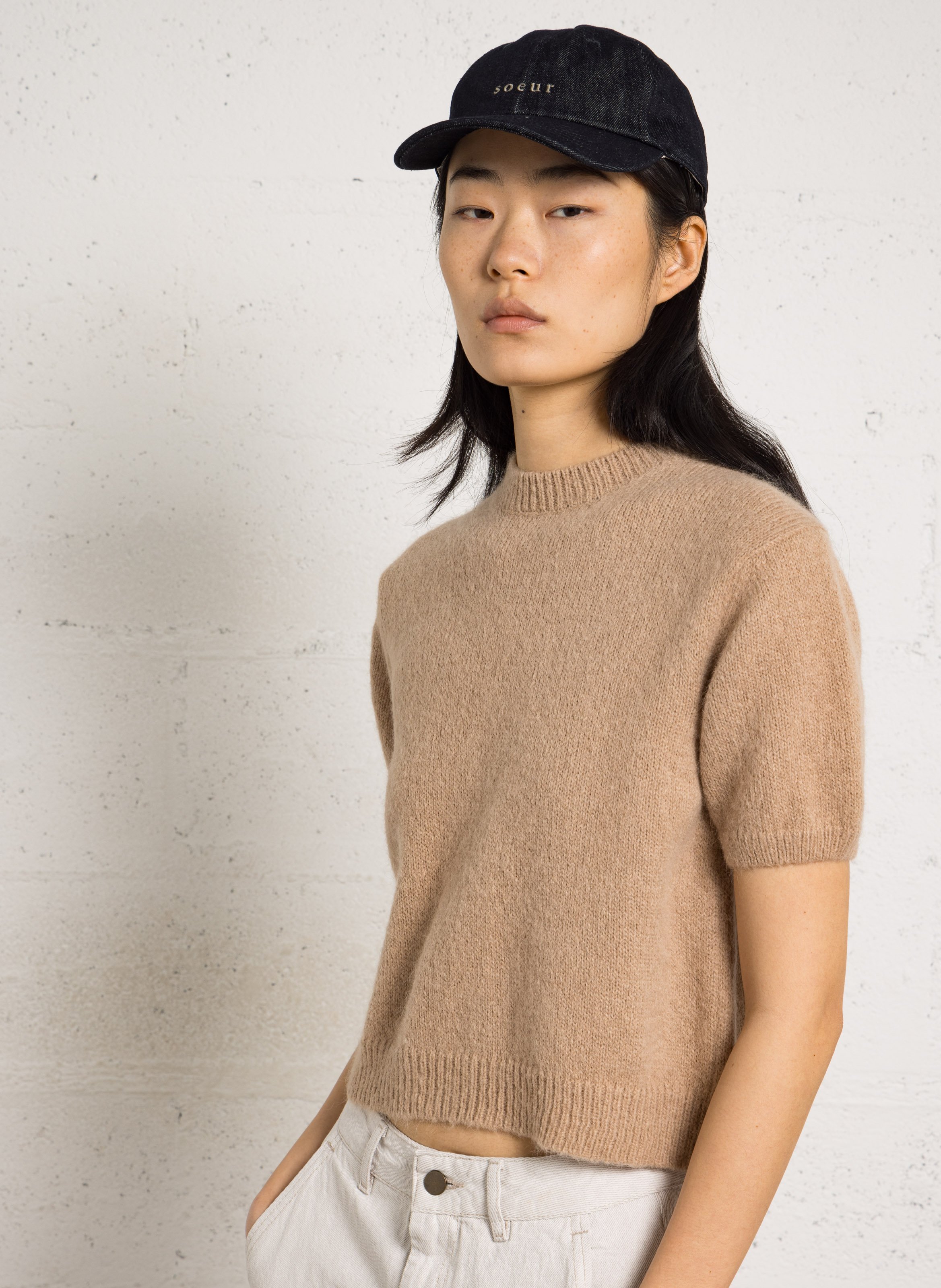 Oversized trui | wolblend MASSCOB Bruin