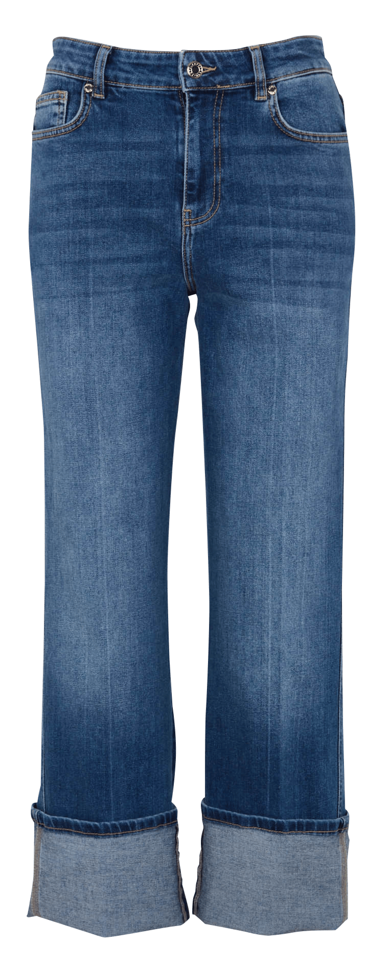 Jean droit en coton mélangé ZAPA Bleu