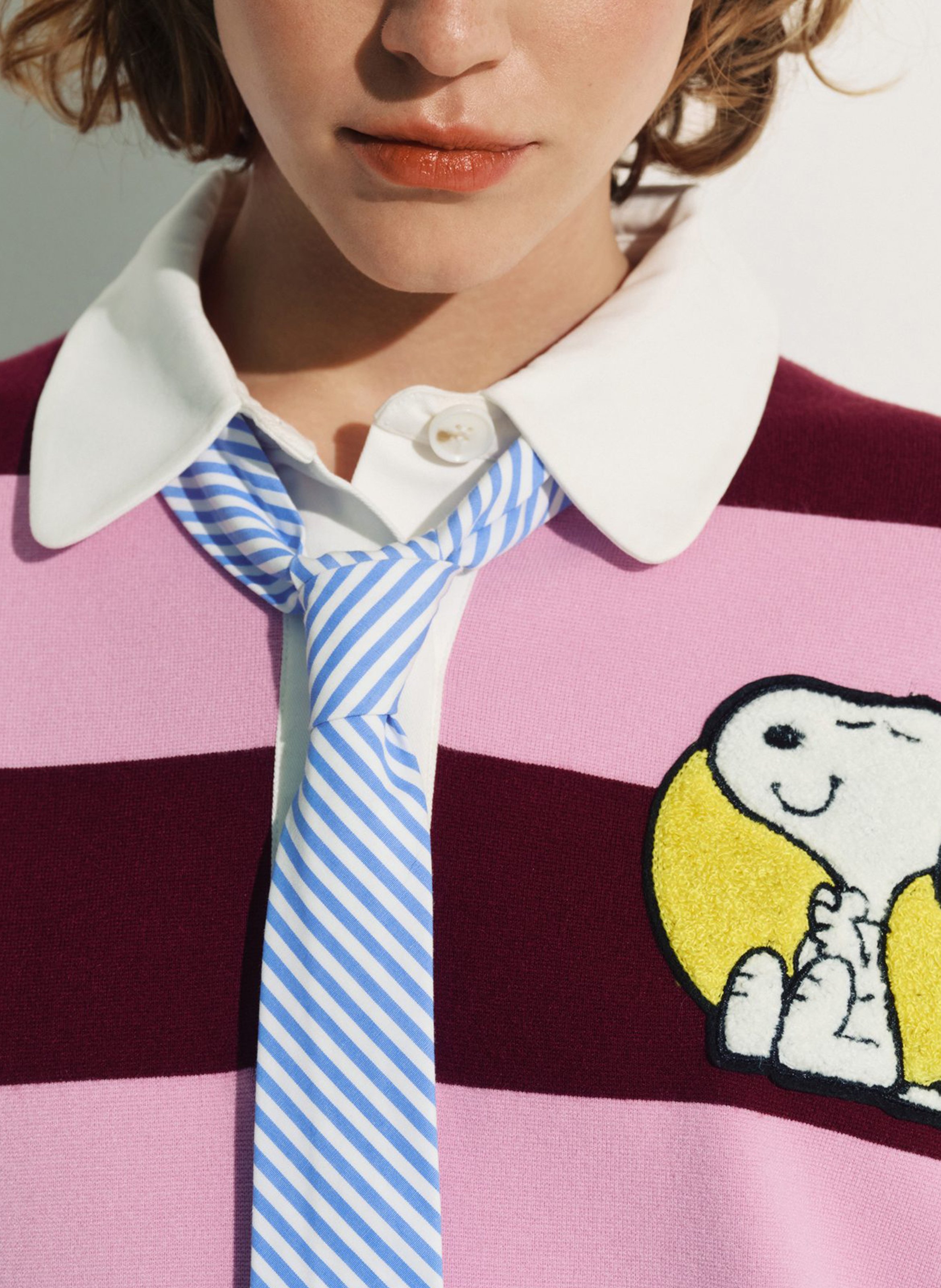 Polo de rayas ESSENTIEL ANTWERP Rojo