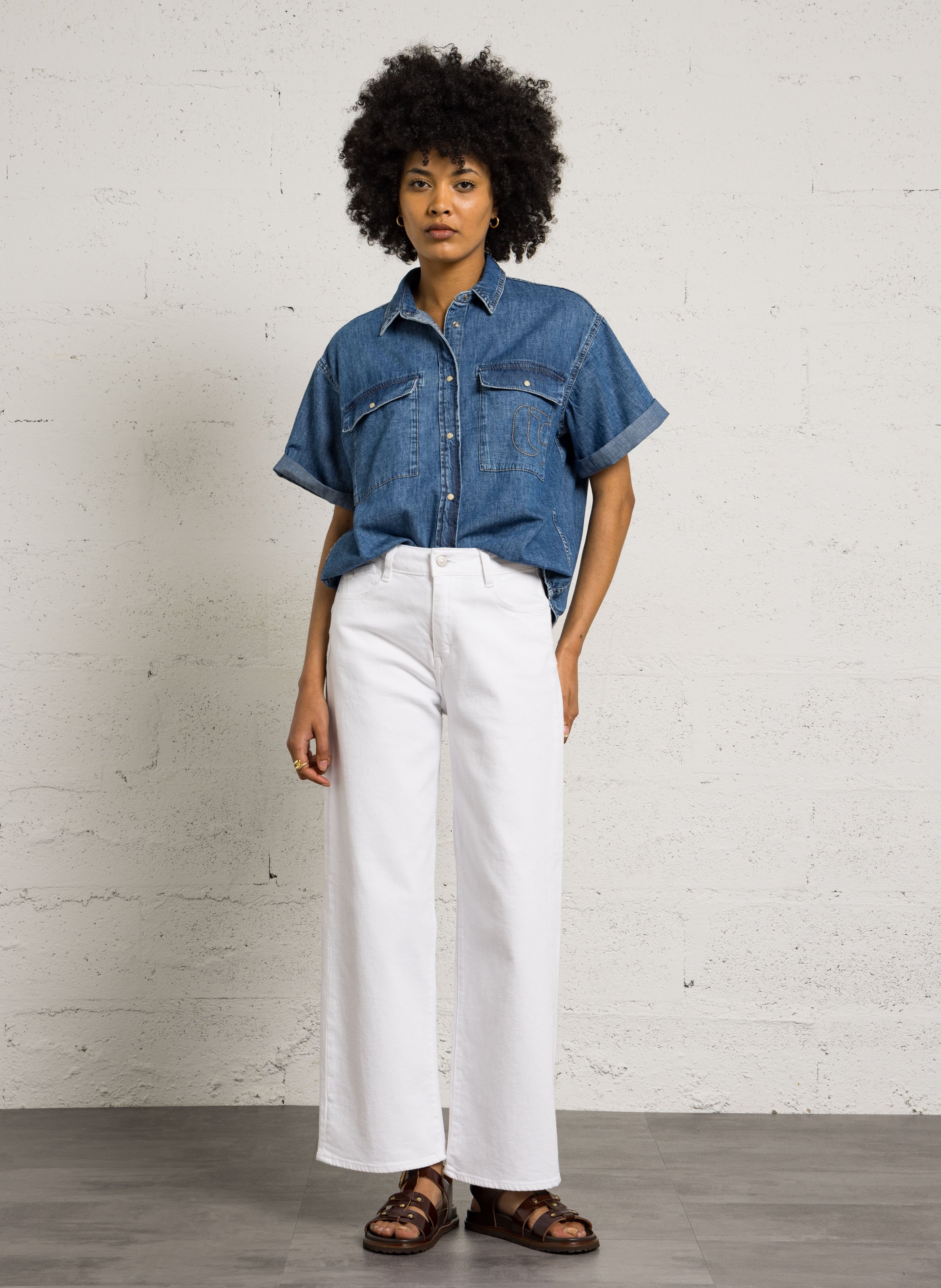 Ledersandalen BOCAGE Braun