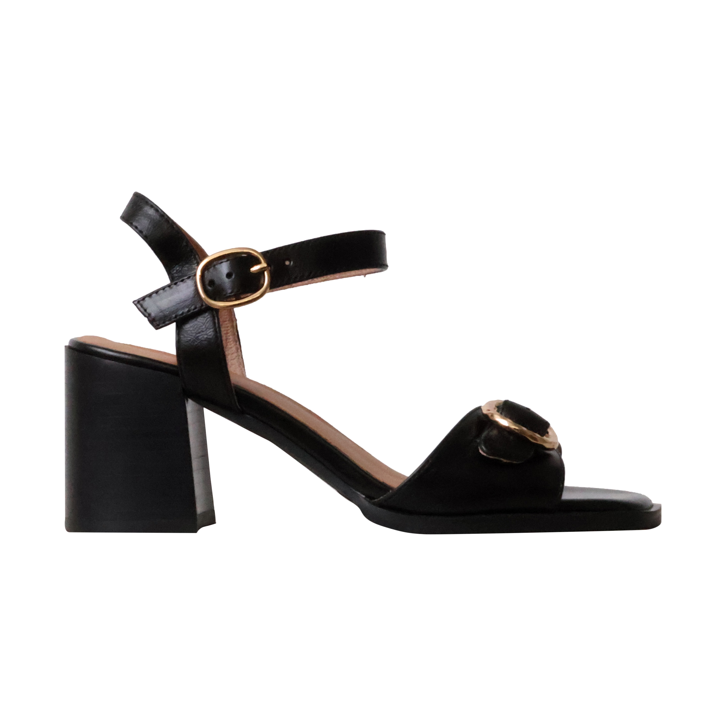 Brooke leather heeled sandals EMILIE KARSTON