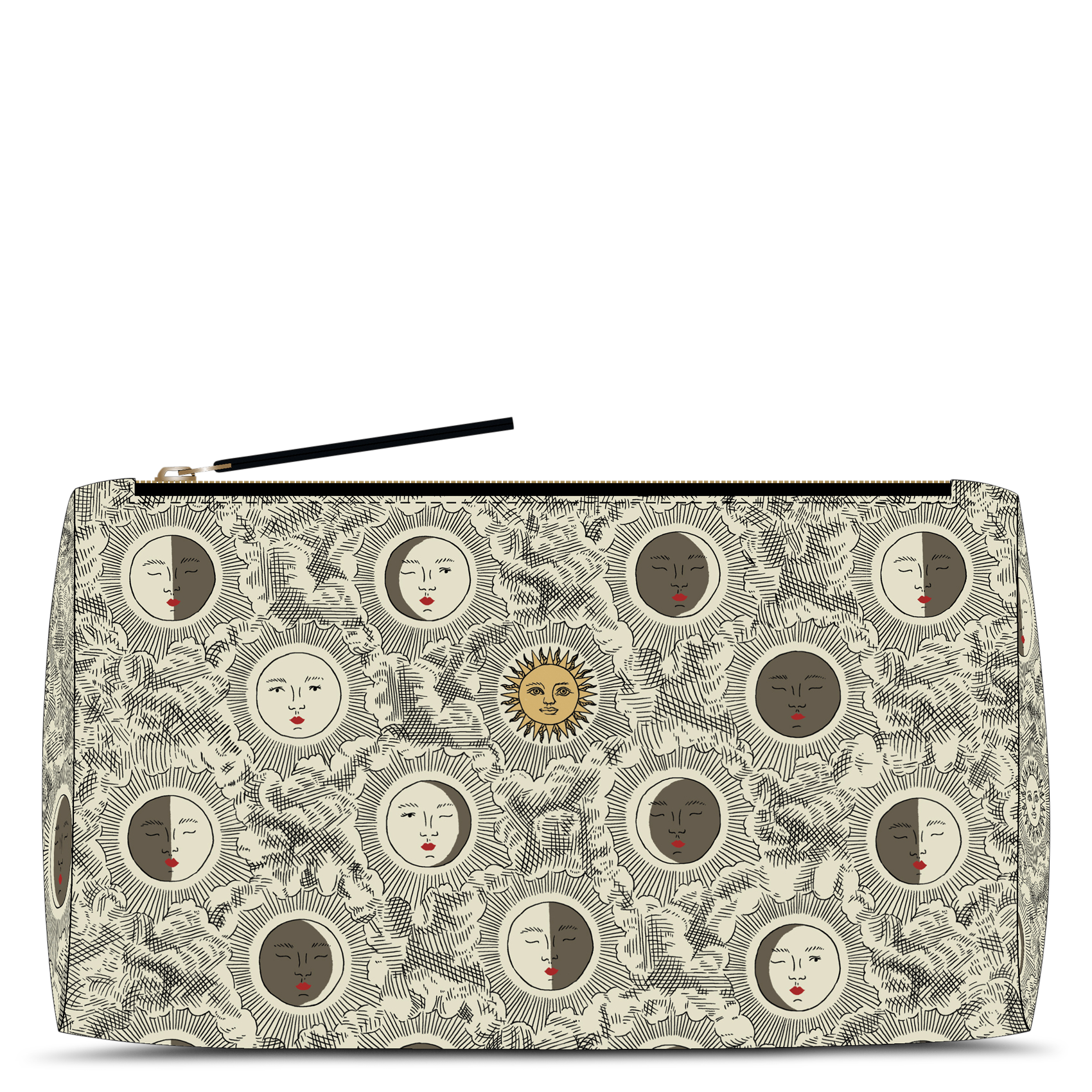 Patterned pencil case INOUI EDITIONS White