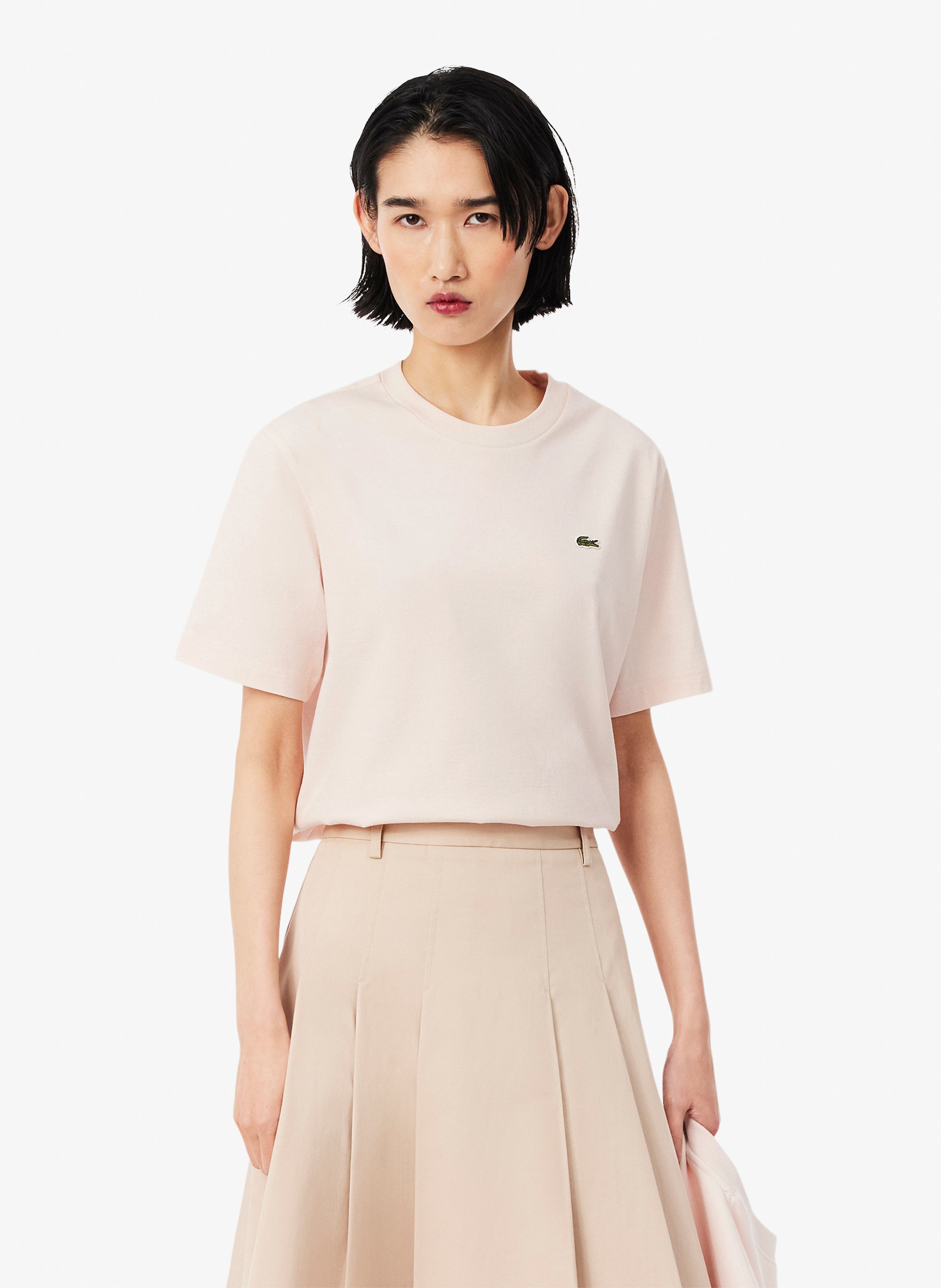 Tee-shirt manches courtes en coton LACOSTE