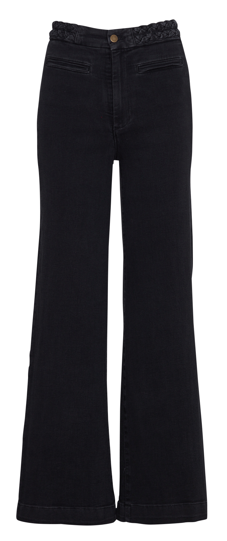 Jeans droit en coton mélangé MAISON HOTEL Bleu