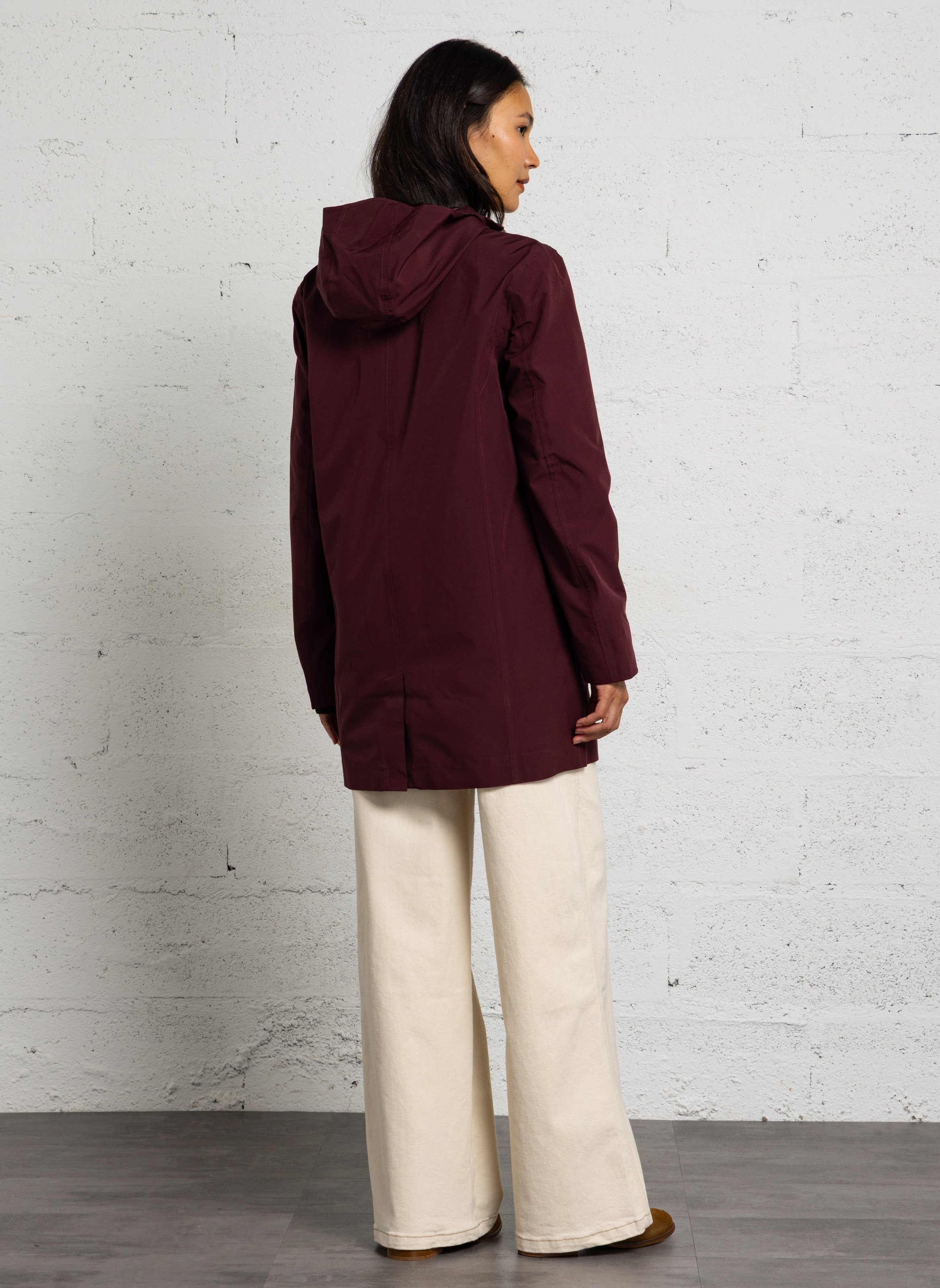 Hooded parka  FLOTTE Plums