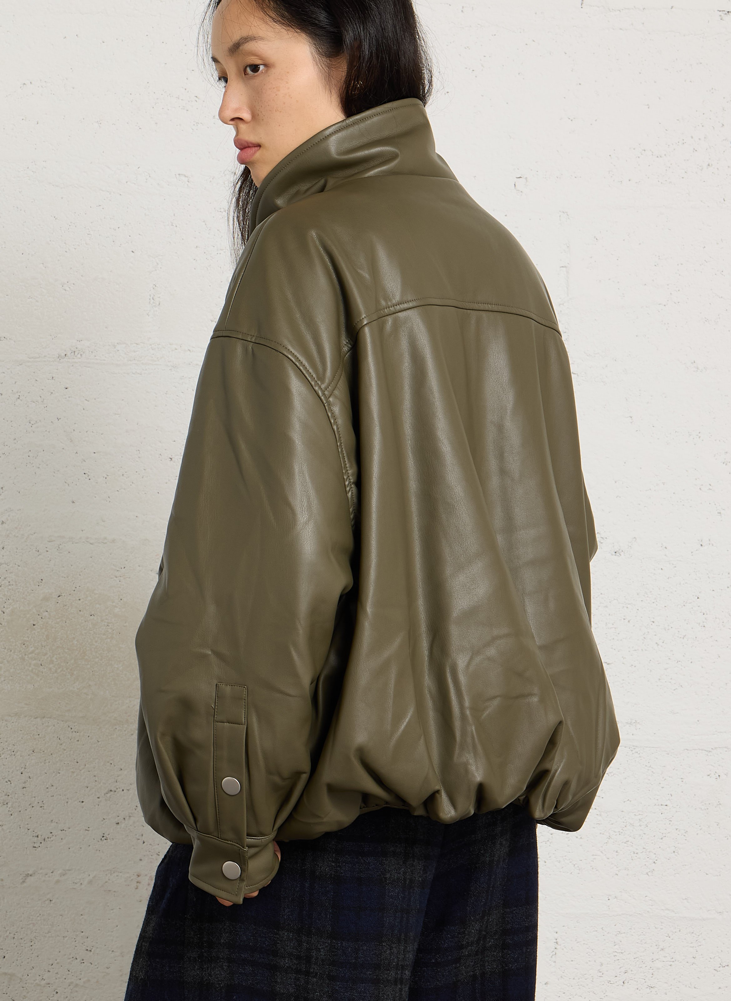Weite Jacke mit Stehkragen BELLEROSE Khaki