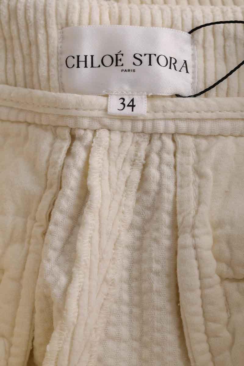 Straight-leg pants CHLOE STORA - SECONDE MAIN Beige