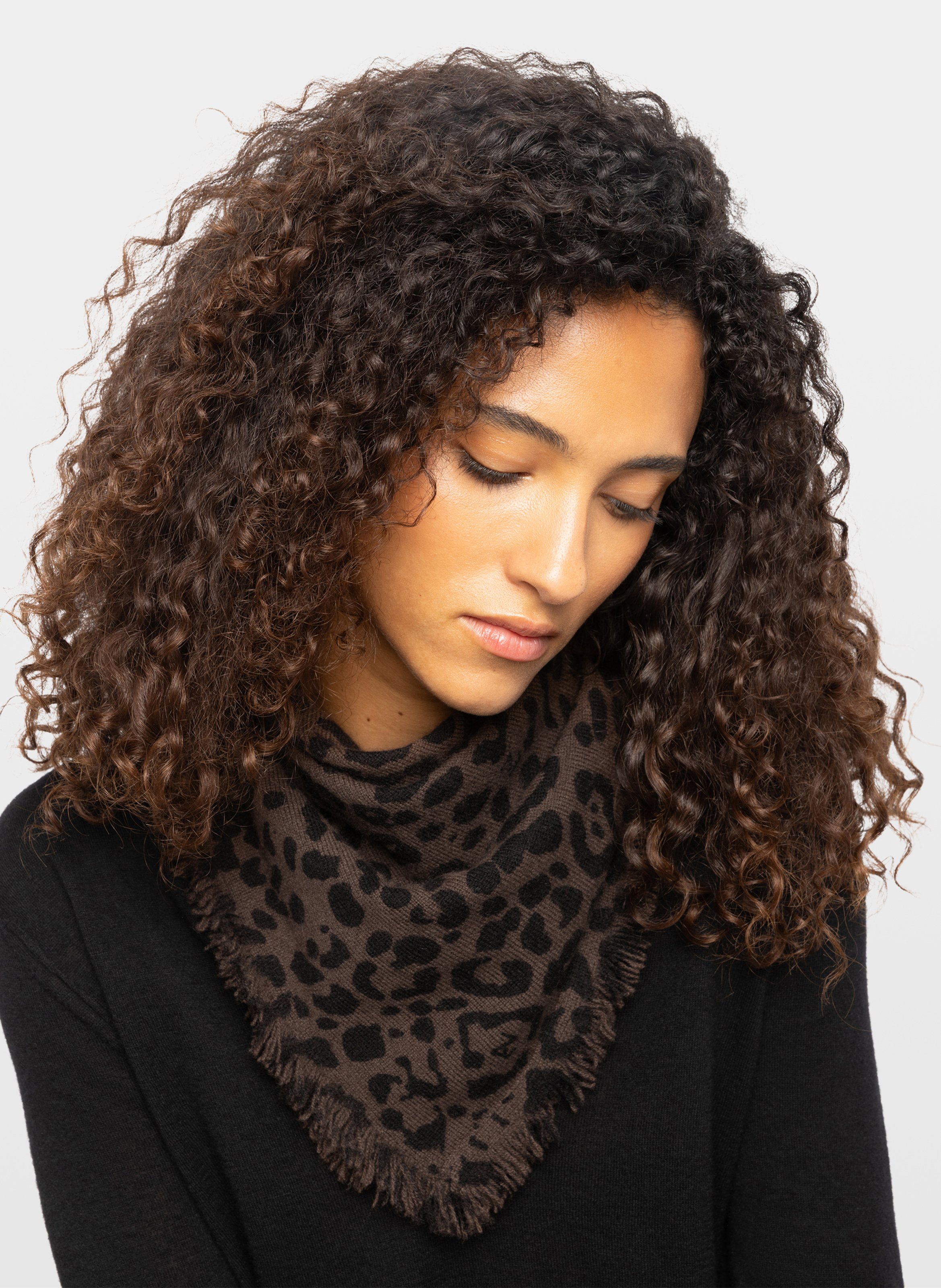 Cashmere scarf ZADIG&VOLTAIRE Brown