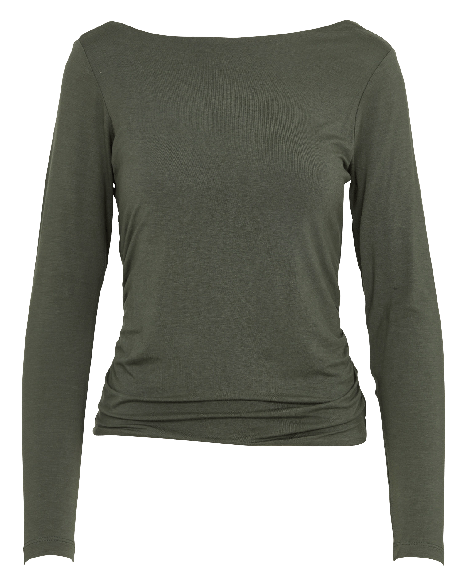 Einfarbiges Langarm-Top KOOKAI Grun