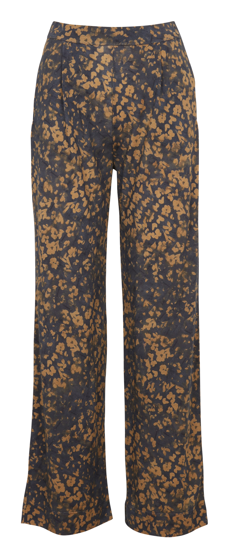 Printed straight-leg pants MAJESTIC FILATURES Blue