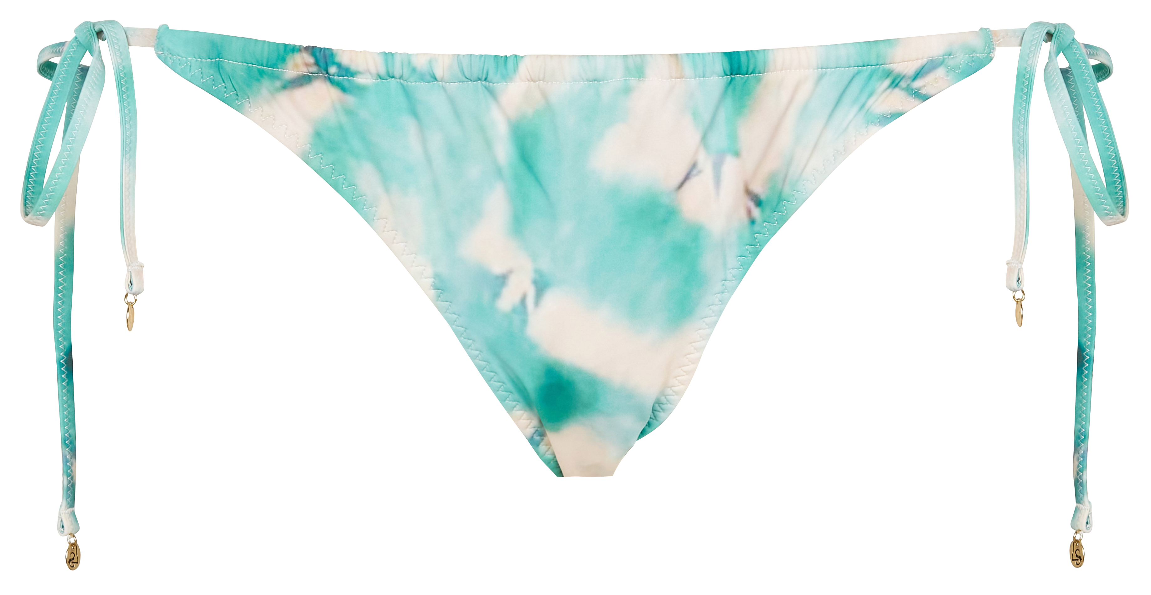 Bedruckte Bikinihose Grun