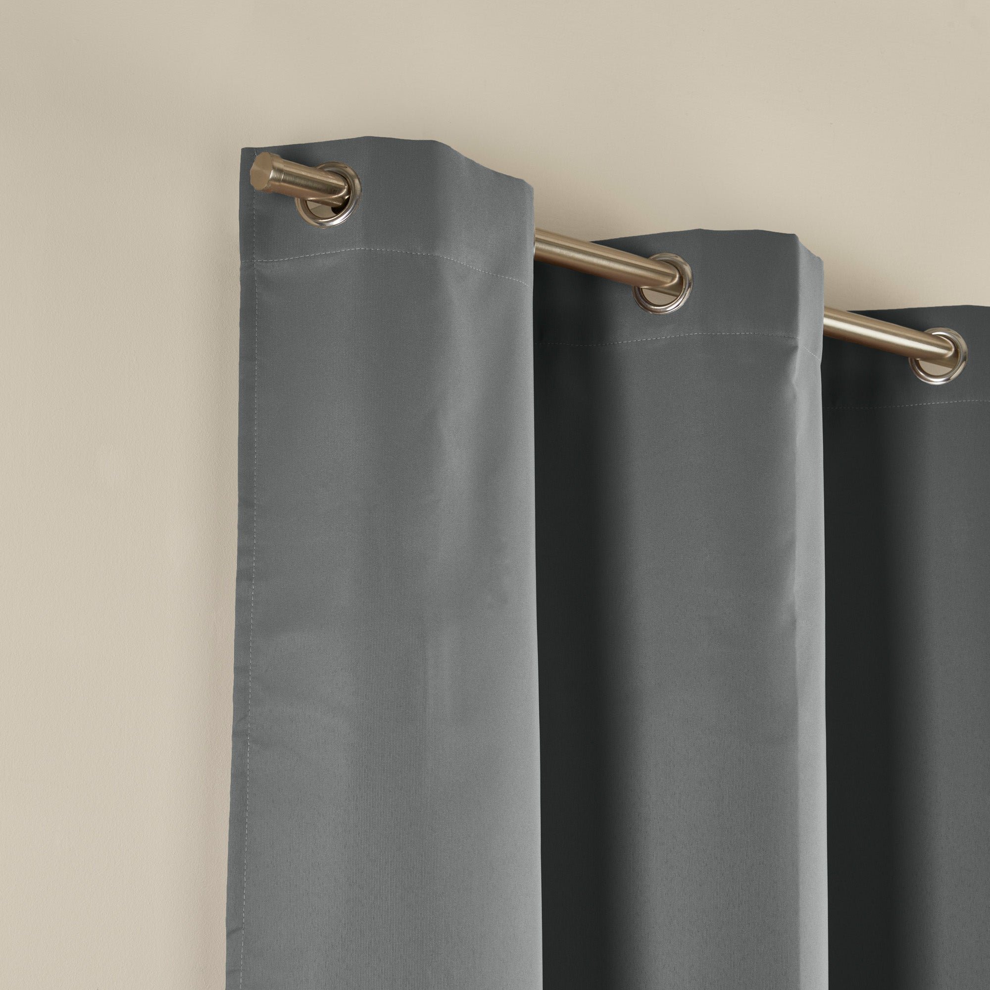 OCCULTANT - Blackout curtain with eyelets MADURA Grey
