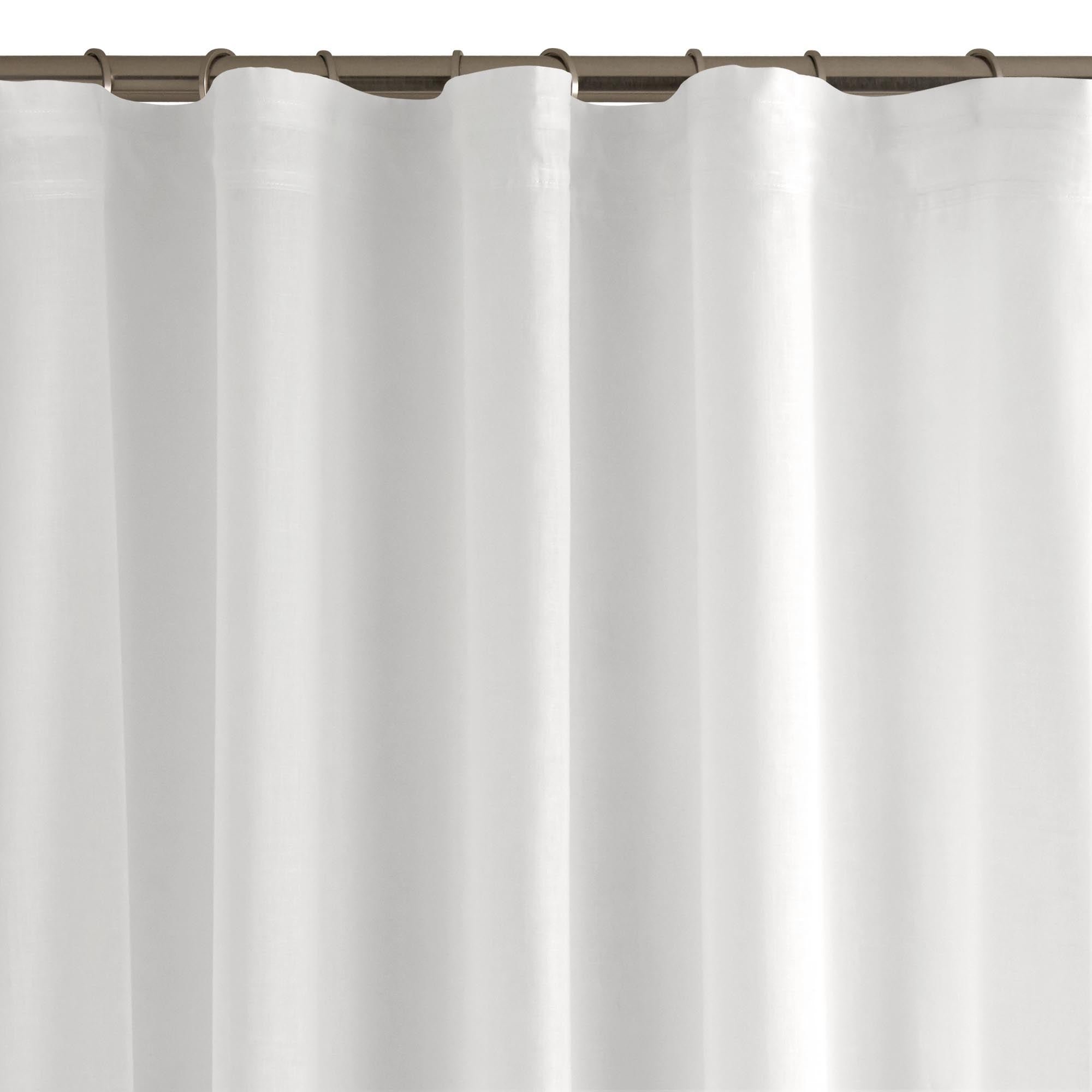 KEA - Cotton net curtain with gathering tape MADURA White
