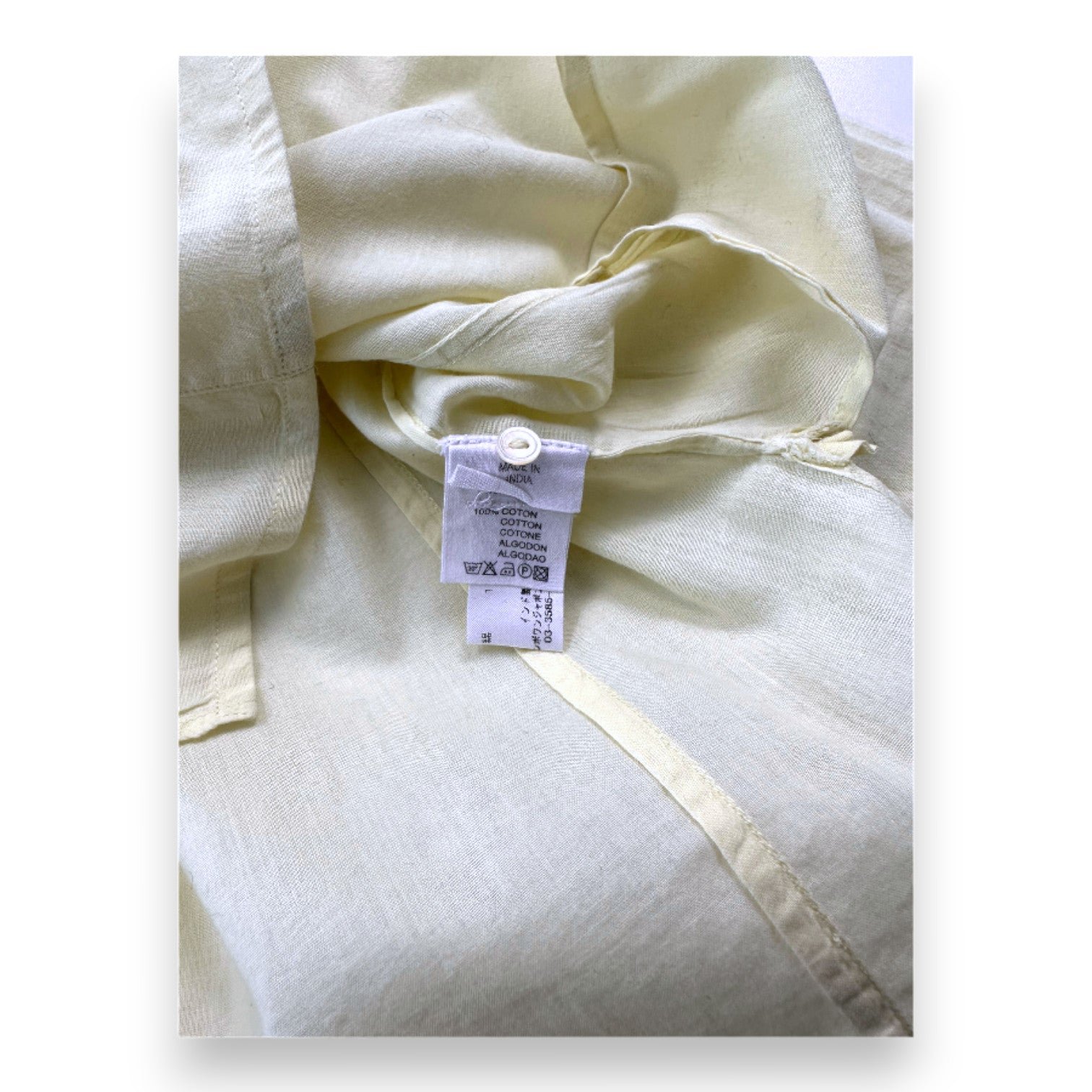 Yellow child's blouse - 8 years BONTON - Seconde Main Yellow