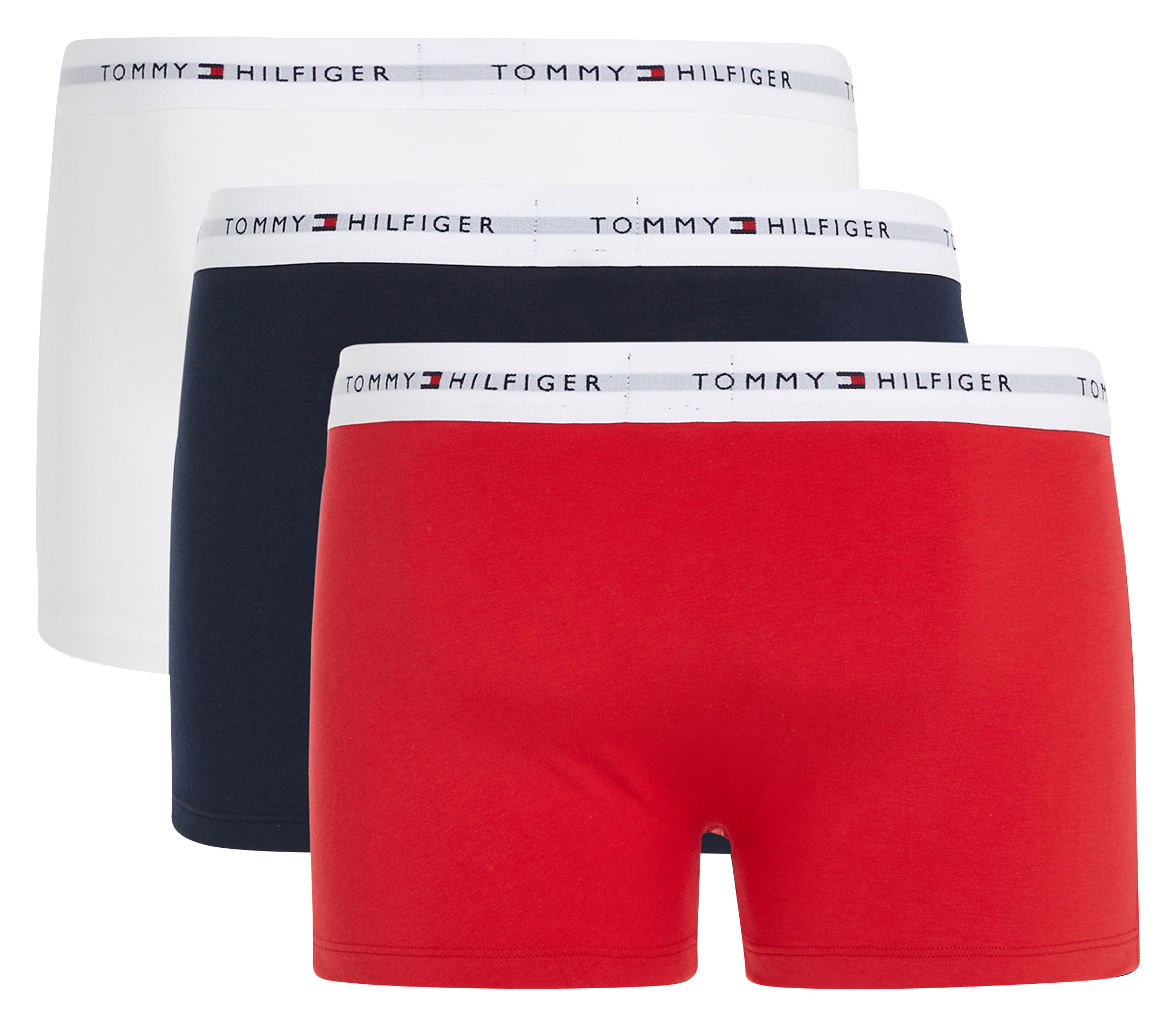 Lot de trois boxers en coton TOMMY HILFIGER Gris