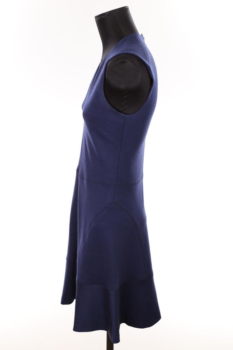 V-neck dress JOSEPH - Seconde Main Blue