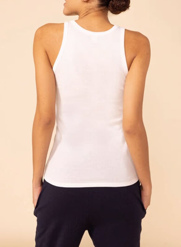 Tanktop aus Baumwolle PETIT BATEAU Weiss