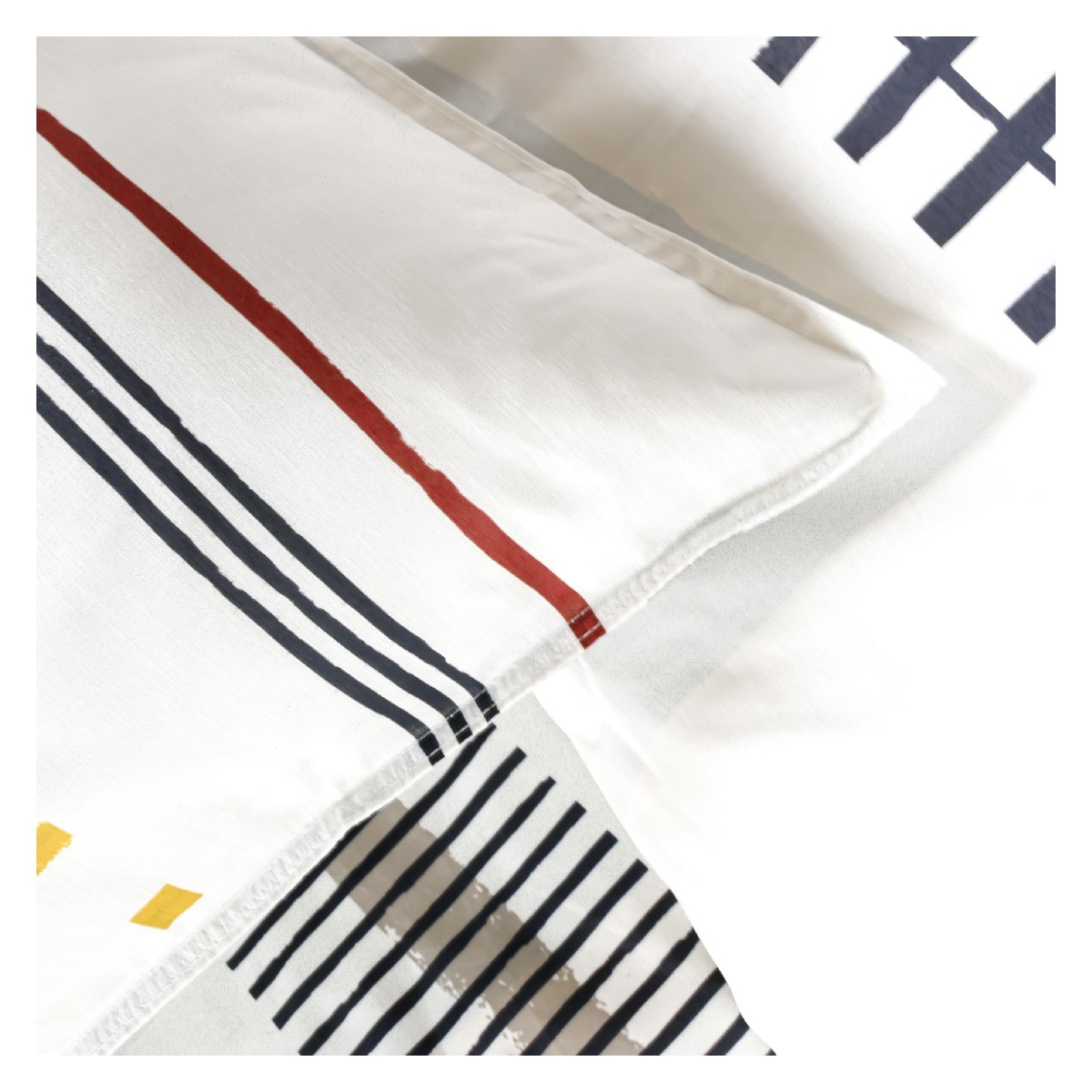 Printed cotton bedding set TODAY LINGE DE MAISON White