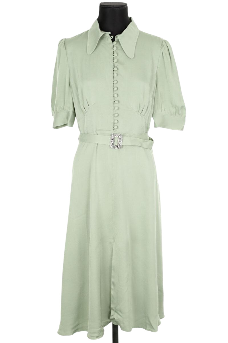 Khaki dress LK BENNETT - Seconde Main Khaki