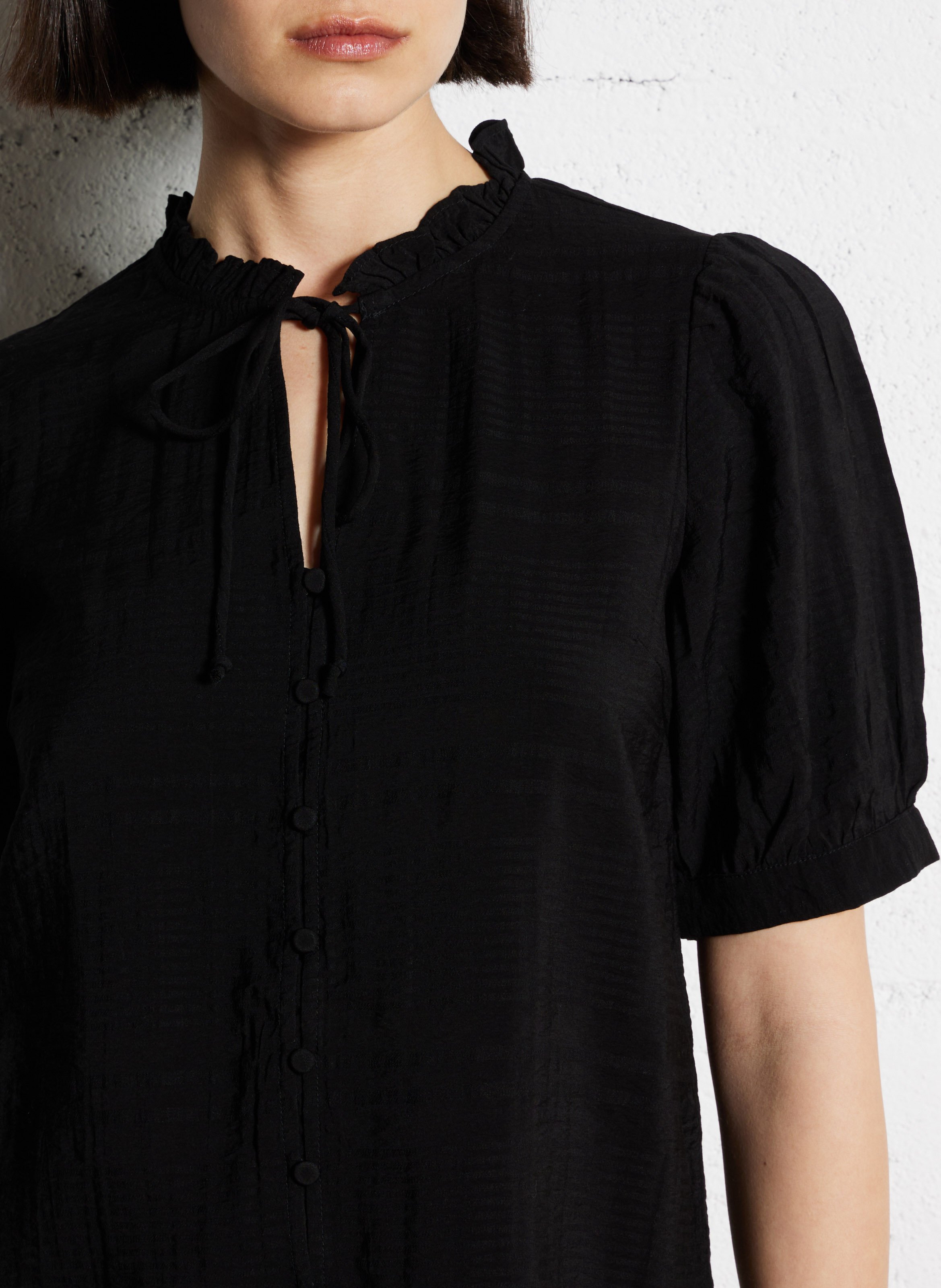 Chemise droite Noir