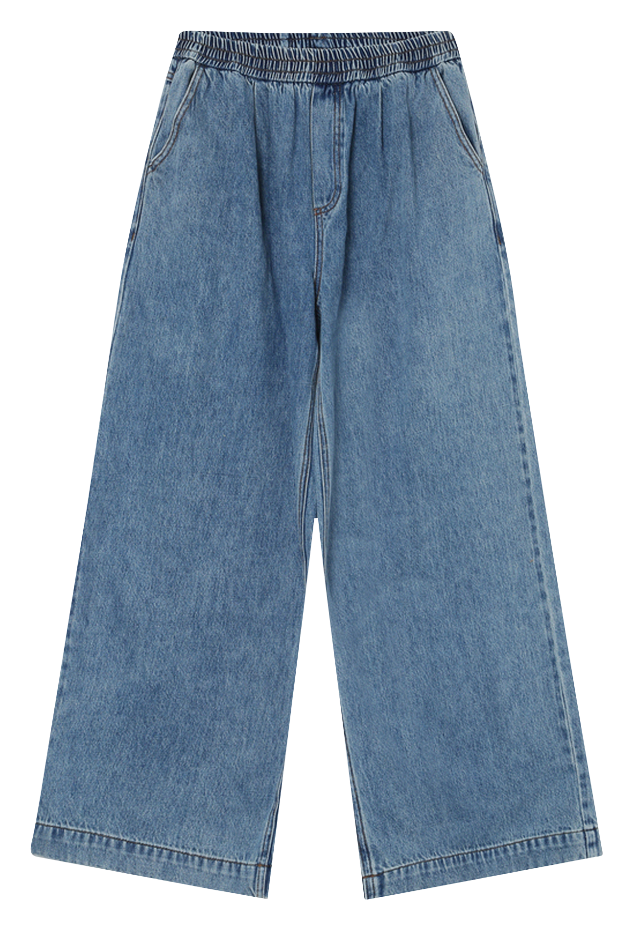 Cotton baggy jeans GRACE ET MILA Blue