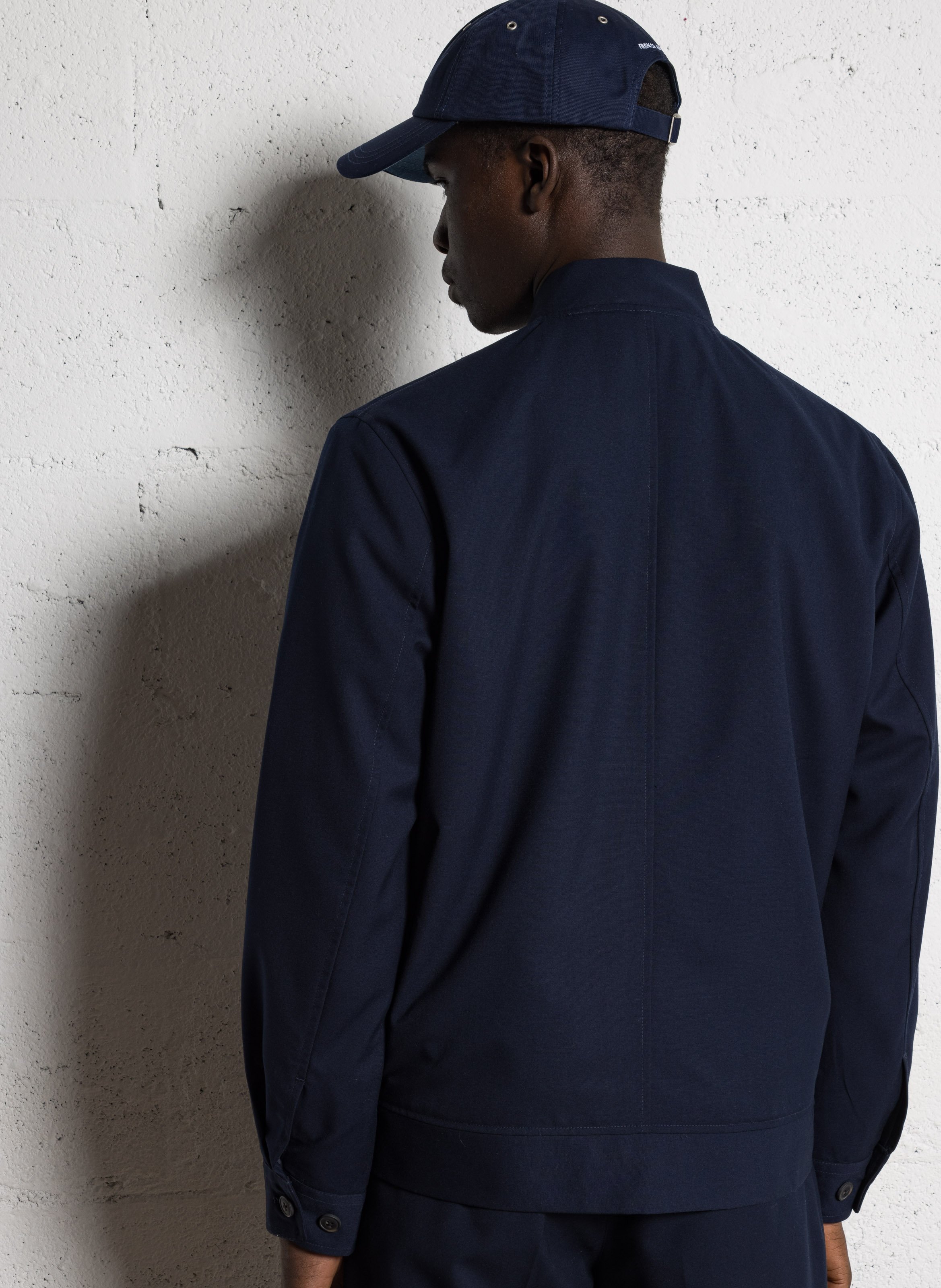 Blouson col baseball LES DEUX Bleu