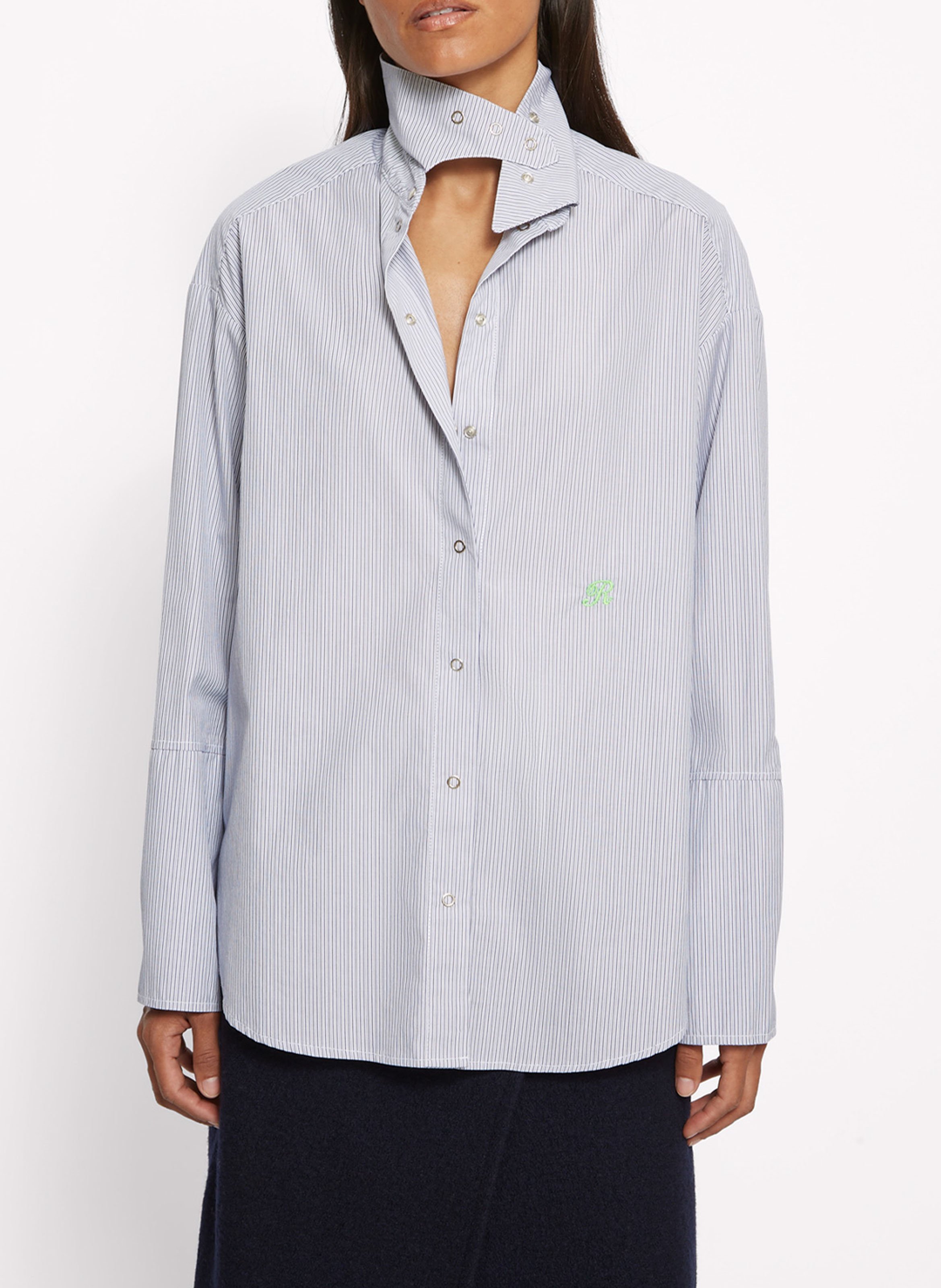 Chemise col classique en coton ROSEANNA Bleu