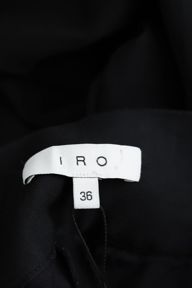 Black straight-leg  pants IRO - Seconde Main Black