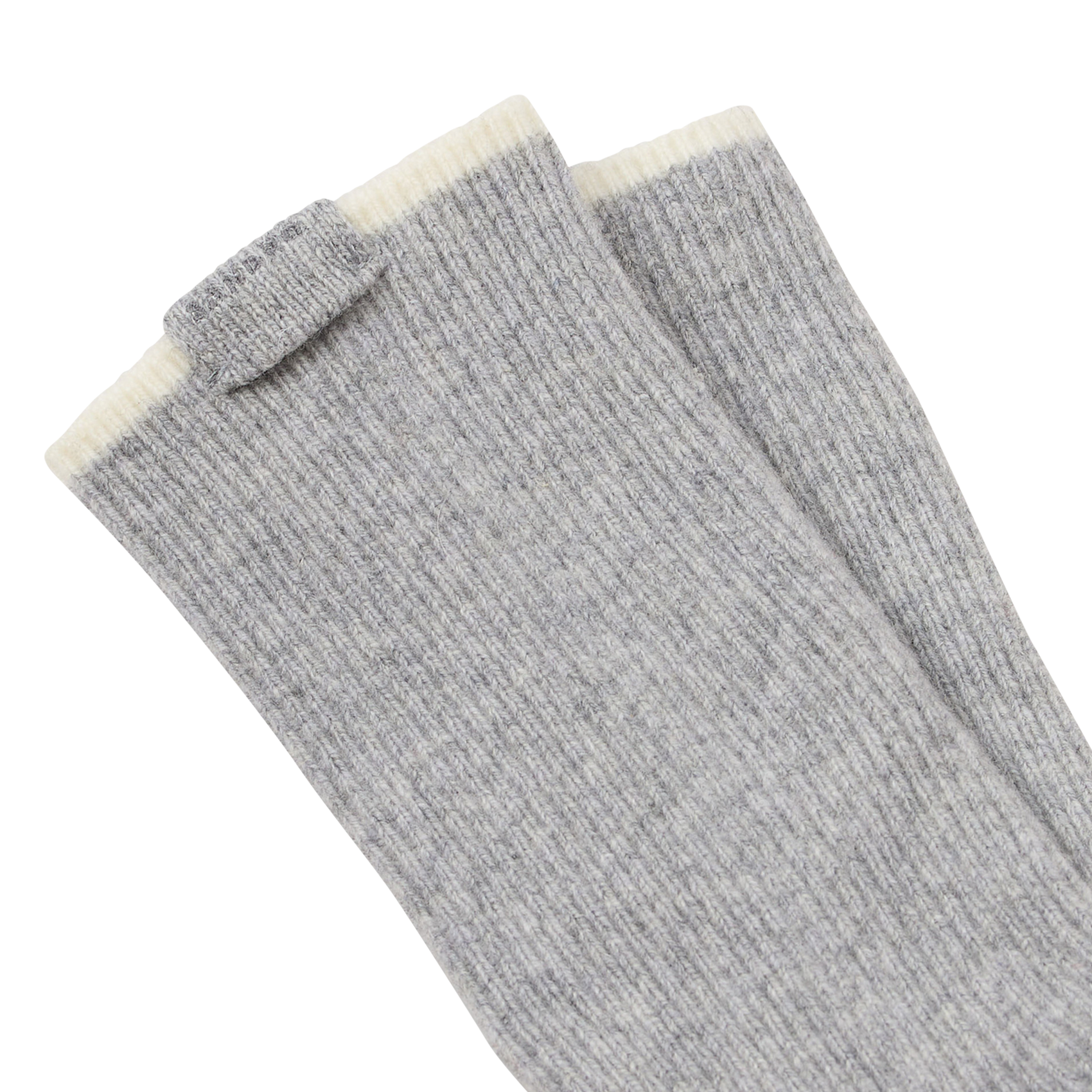 Chaussettes en laine et cachemire SANDRO Gris