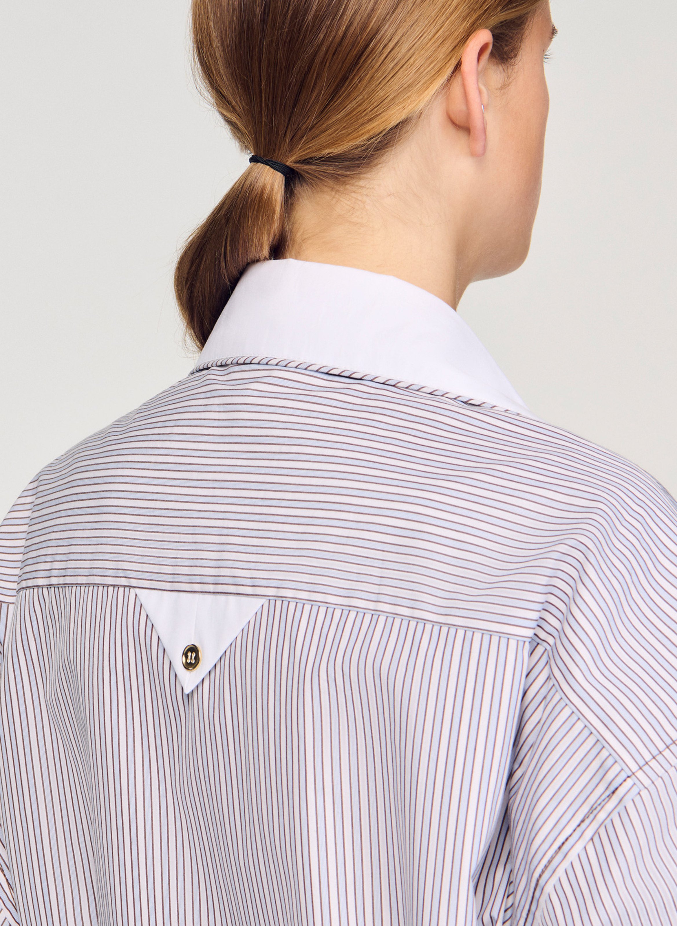 Loose shirt SANDRO Beige