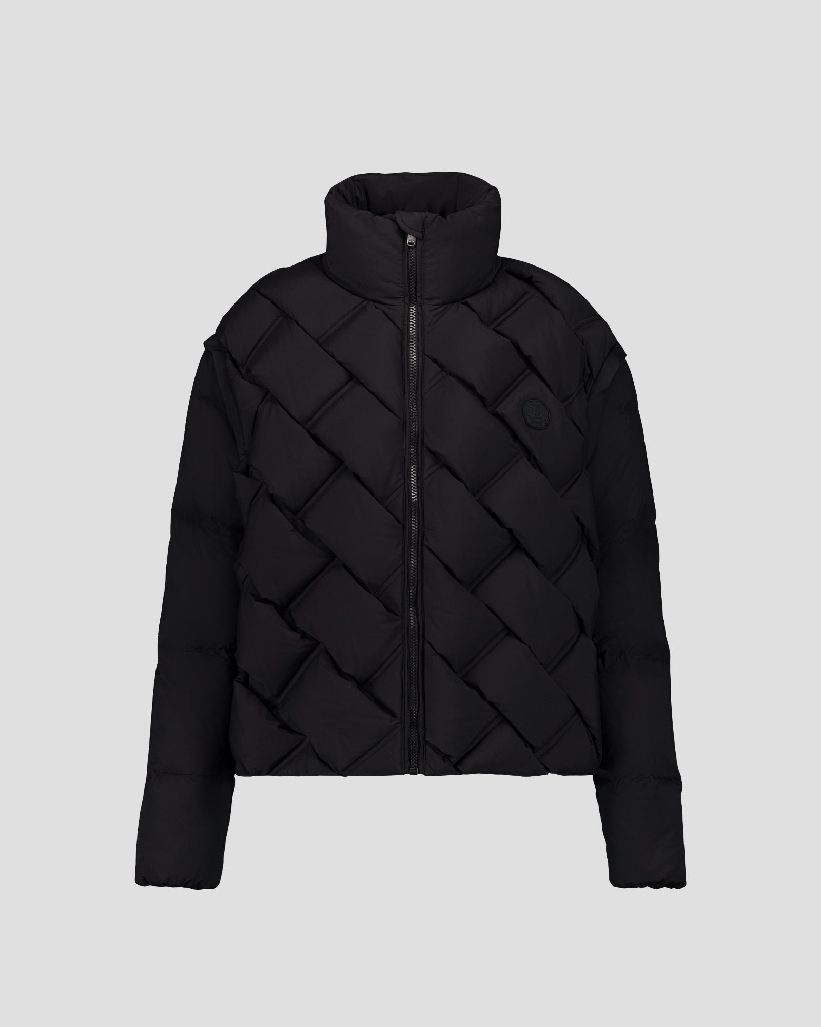 Alya quilted puffer cold weather jacket JOTT Black