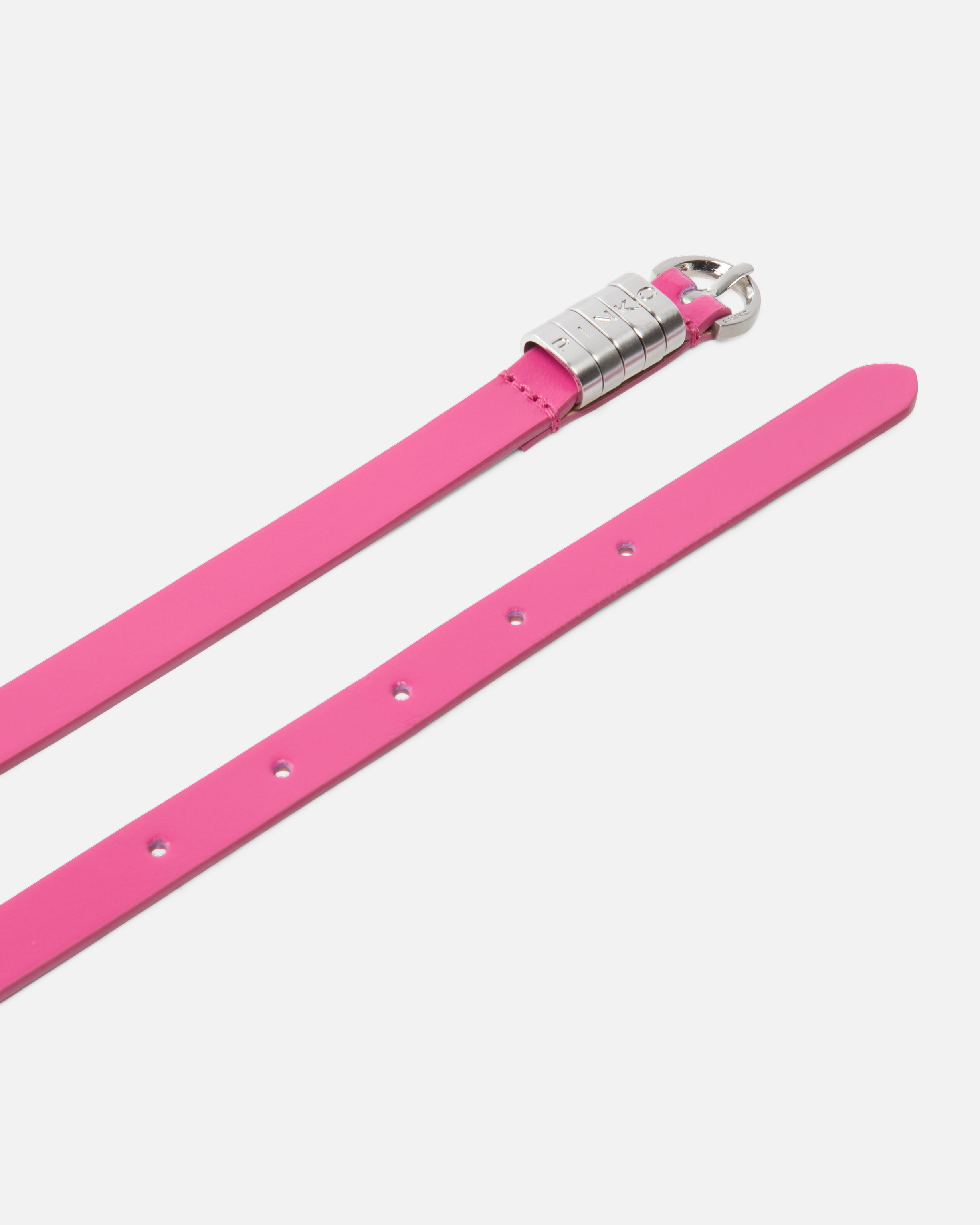 Belt with Pinko logo 1.2 cm PINKO Pink