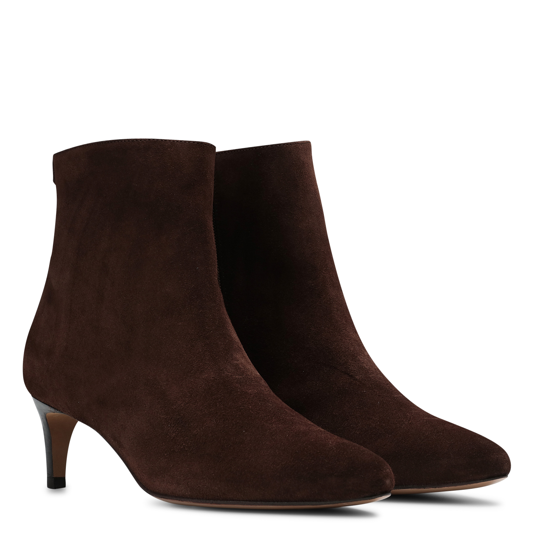 Spitze Lederstiefeletten ANTHOLOGY PARIS Braun