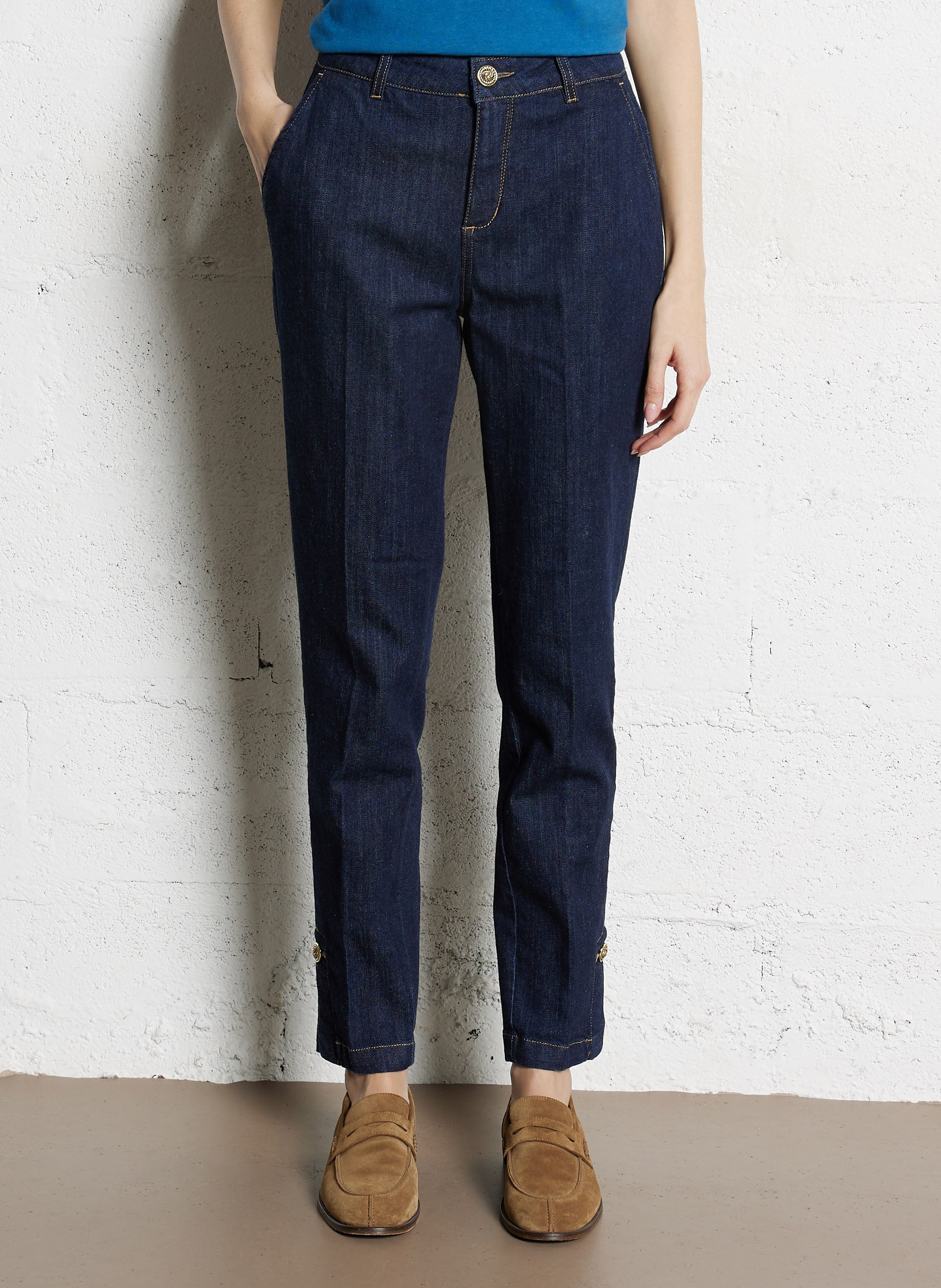 Jean droit  LIU JO Bleu