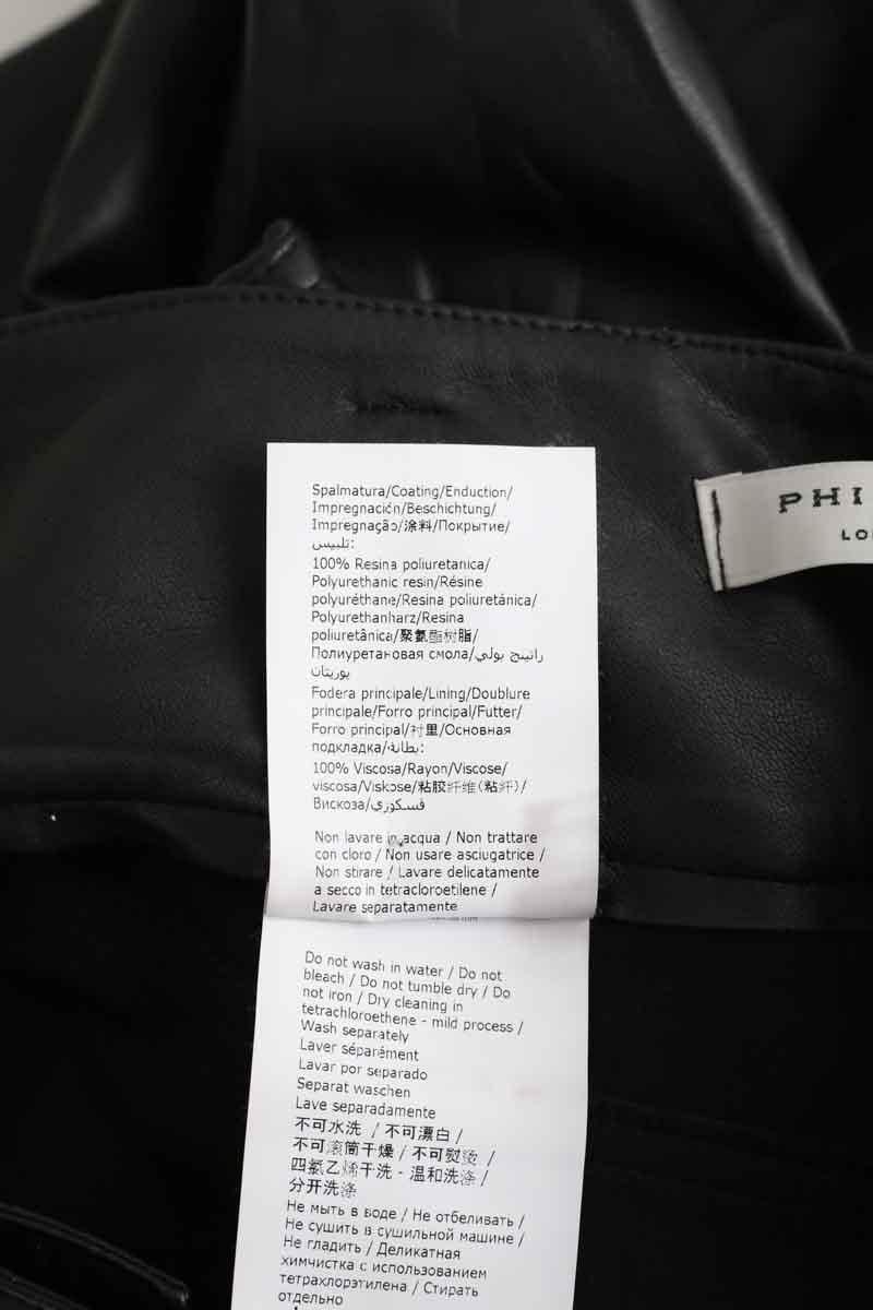 Carrot trousers PHILOSOPHY DI LORENZO SERAFINI - SECONDE MAIN Black