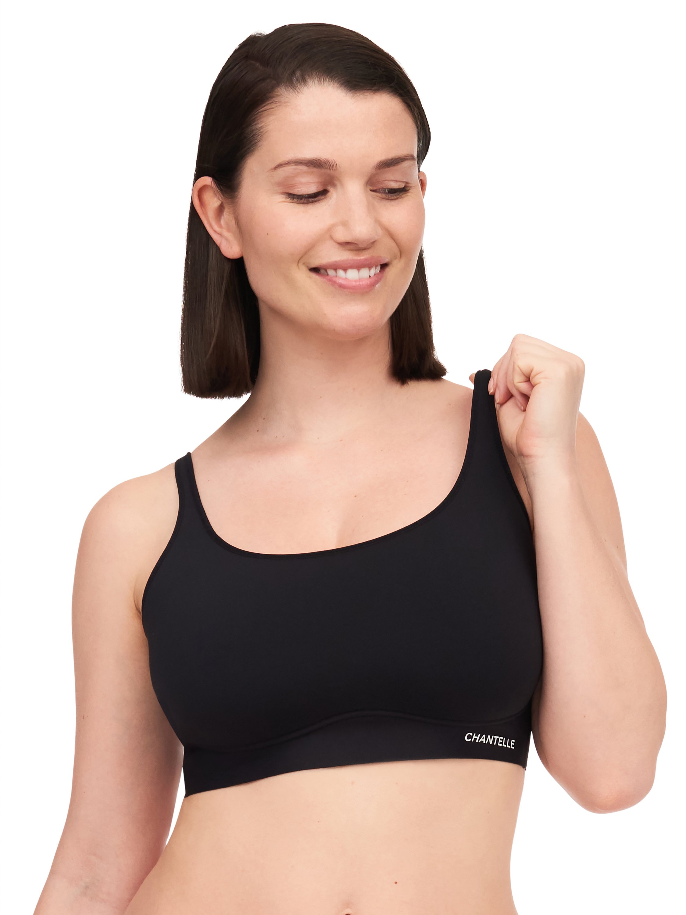 Spacer crop top CHANTELLE Black