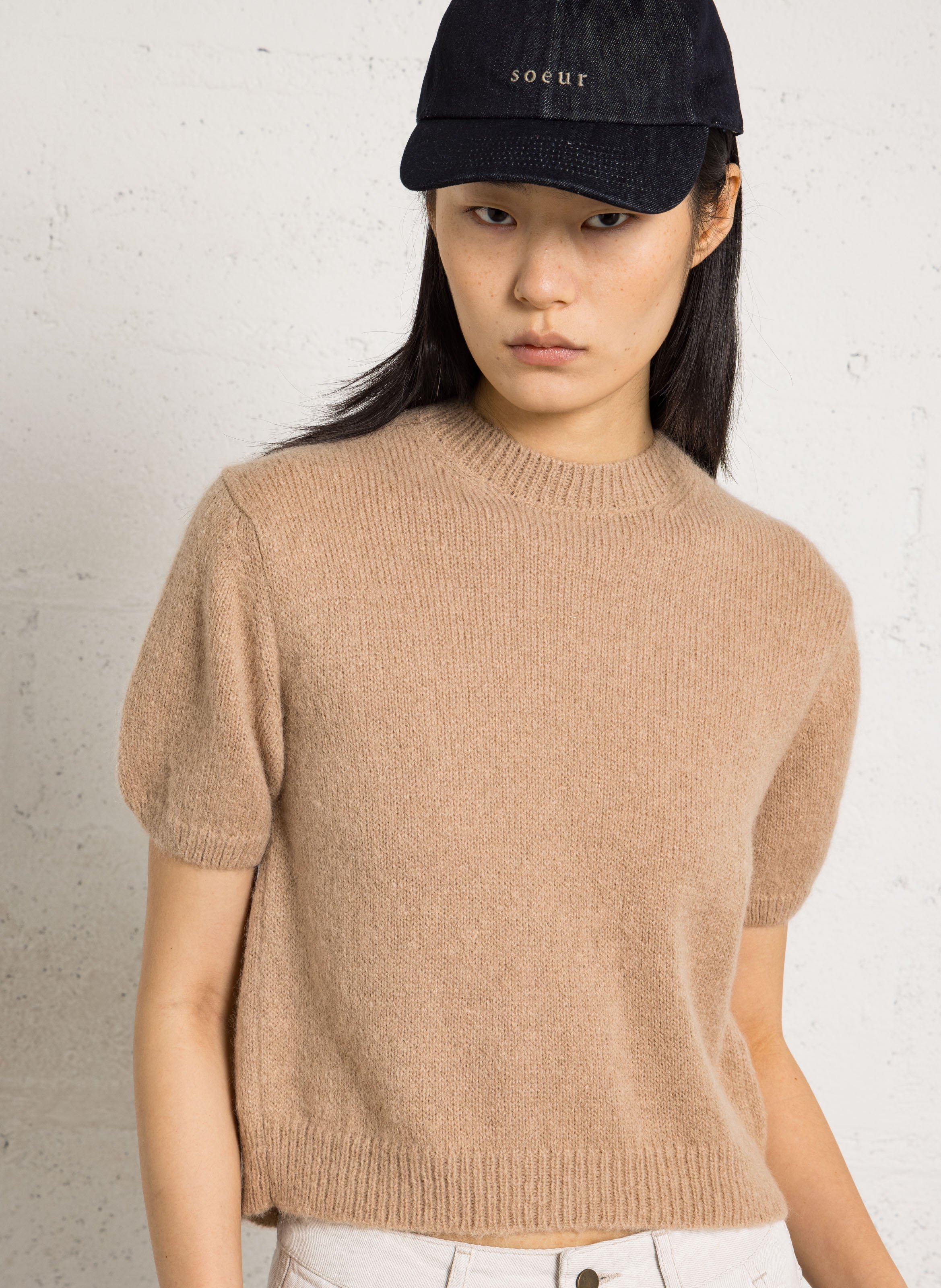 Oversized trui | wolblend MASSCOB Bruin