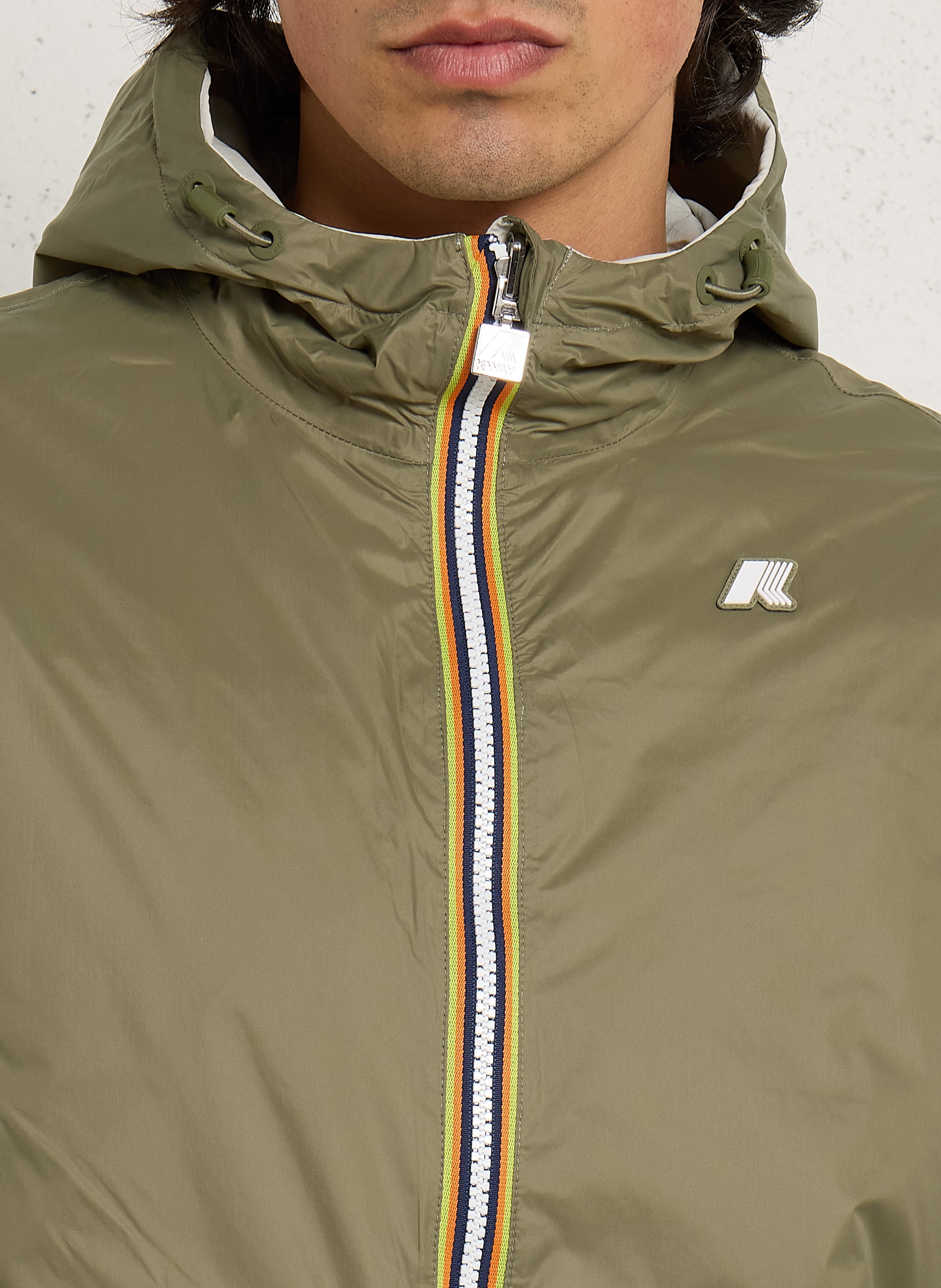Hooded jacket K-WAY Beige